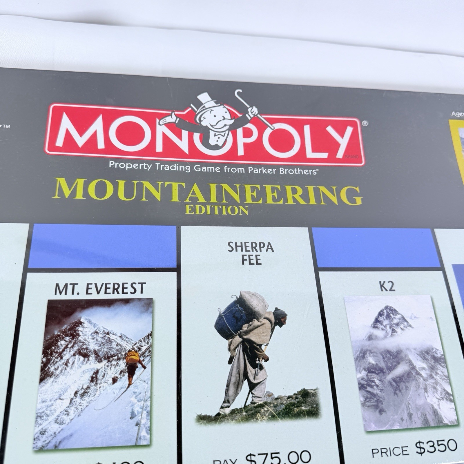 Monopoly National Geographic Mountaineering Edition 2001 New Sealed