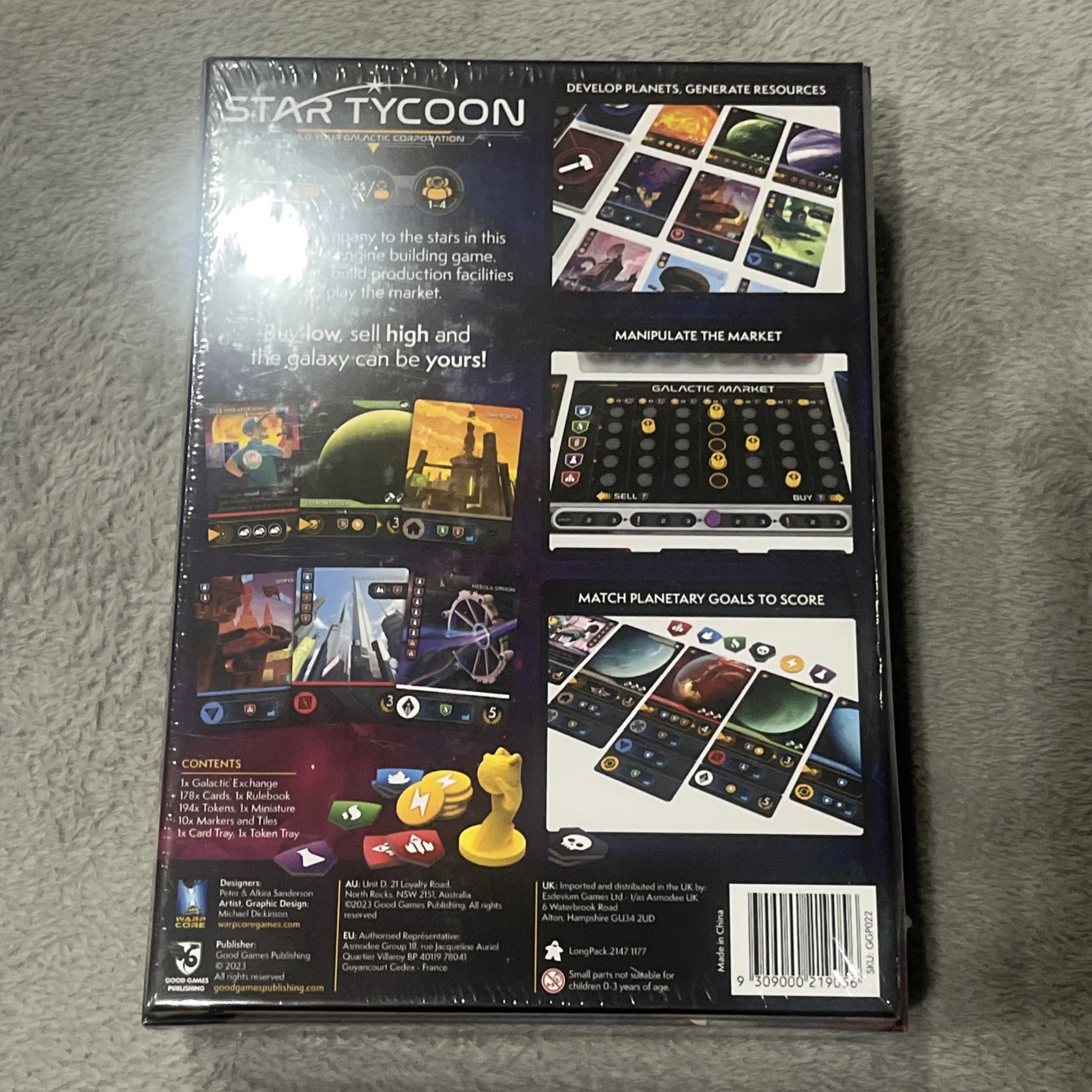 Star Tycoon by , Strategy Board Game, for 1 to 4 Players and Ages 14+