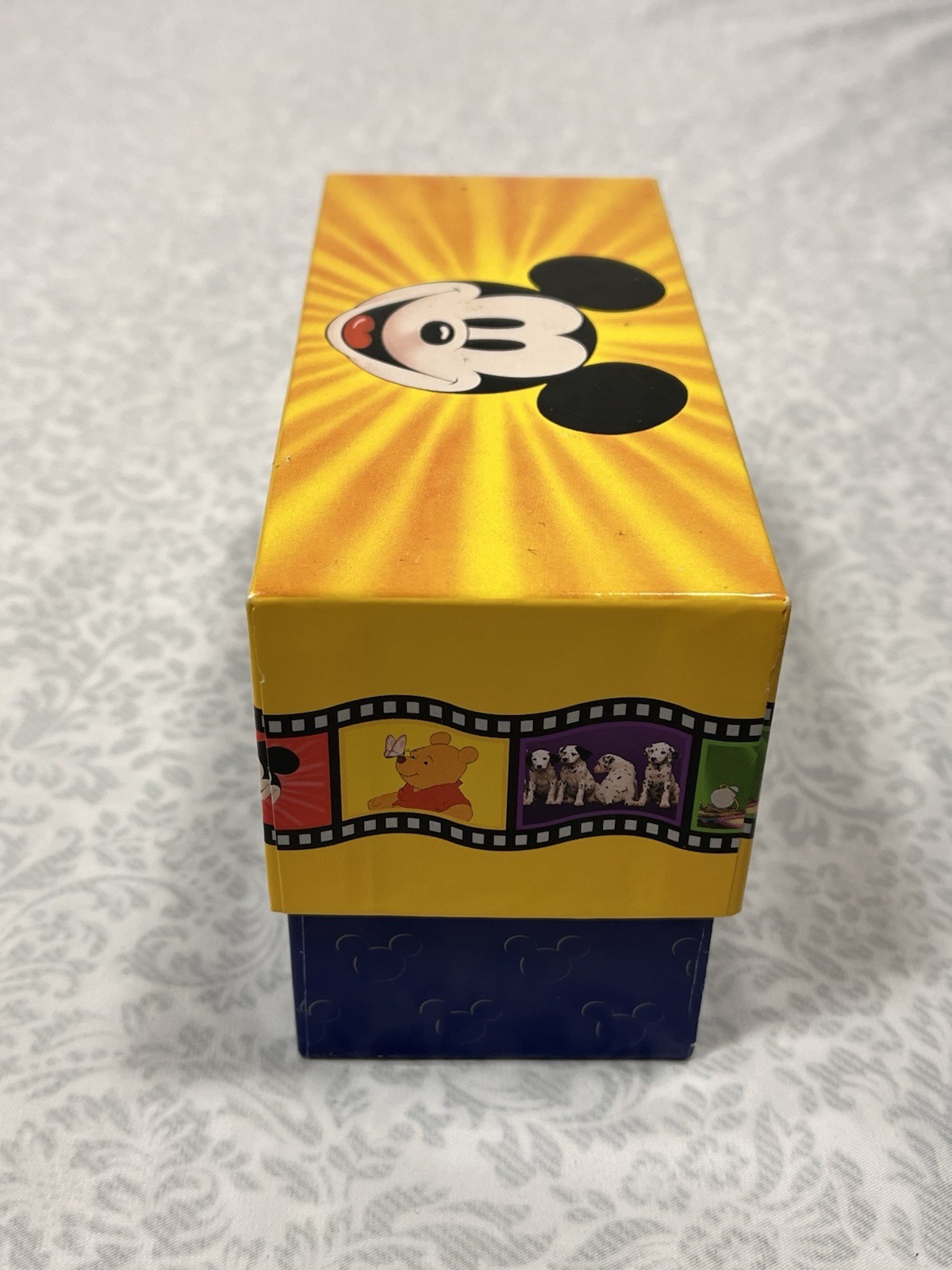 Wonderful World of Disney Trivia Game COMPLETE Gold Tin Mattel Vintage