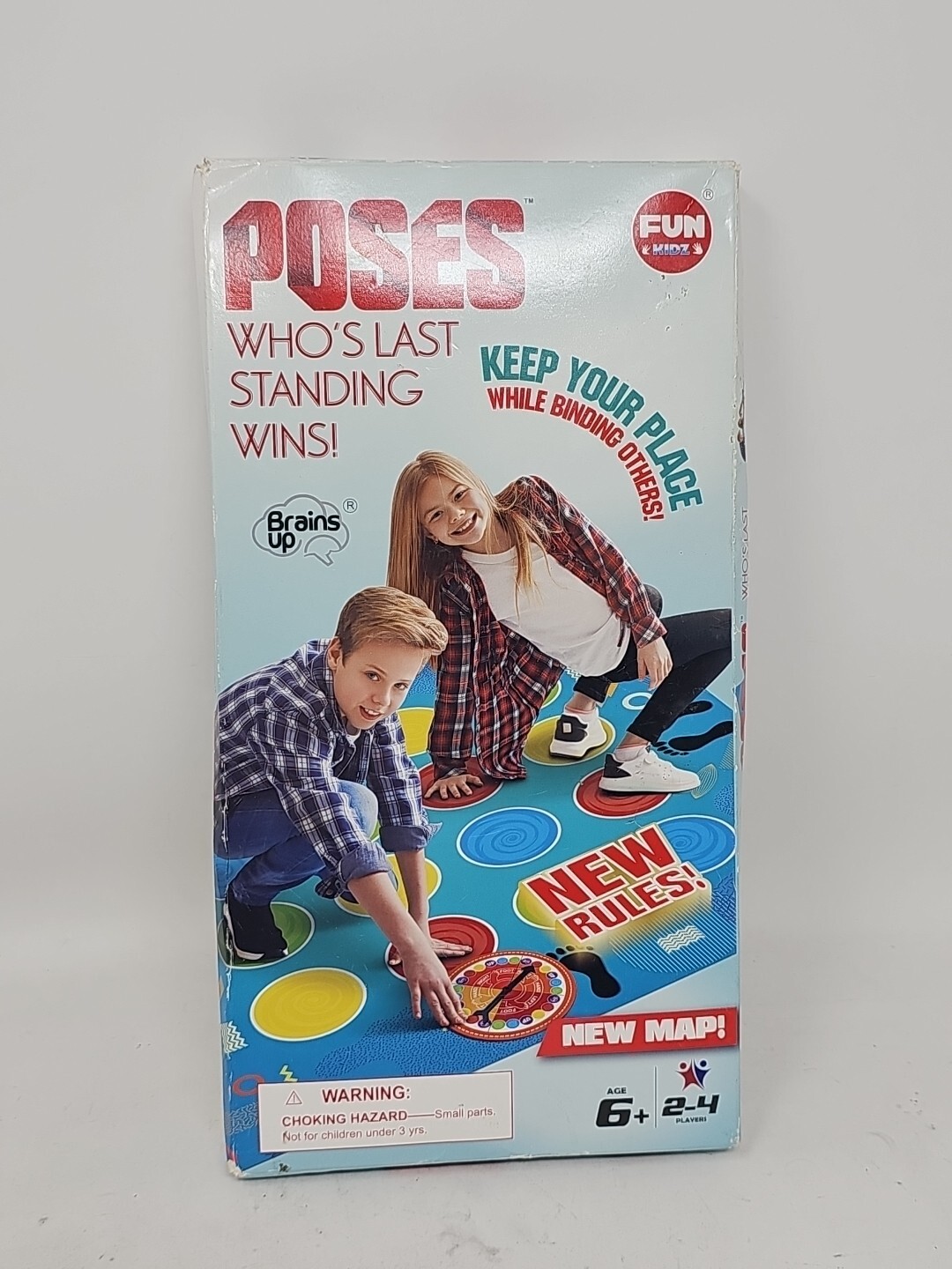 Classic Twist Poses Floor Game, FunKidz Giant Mat Party Games for Kids Adults
