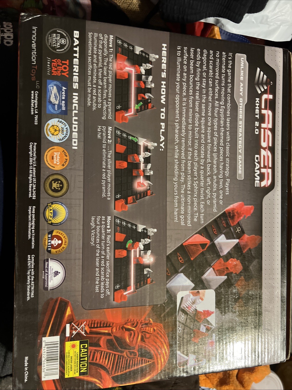 LASER Khet 2.0 Board Game Strategy Mensa Select Toy of the Year InComplete