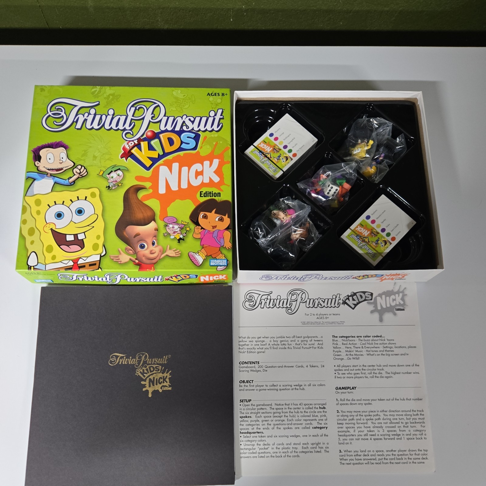 2005 Trivial Pursuit For Kids Nick Edition Parker Brothers – Nickelodeon SEALED