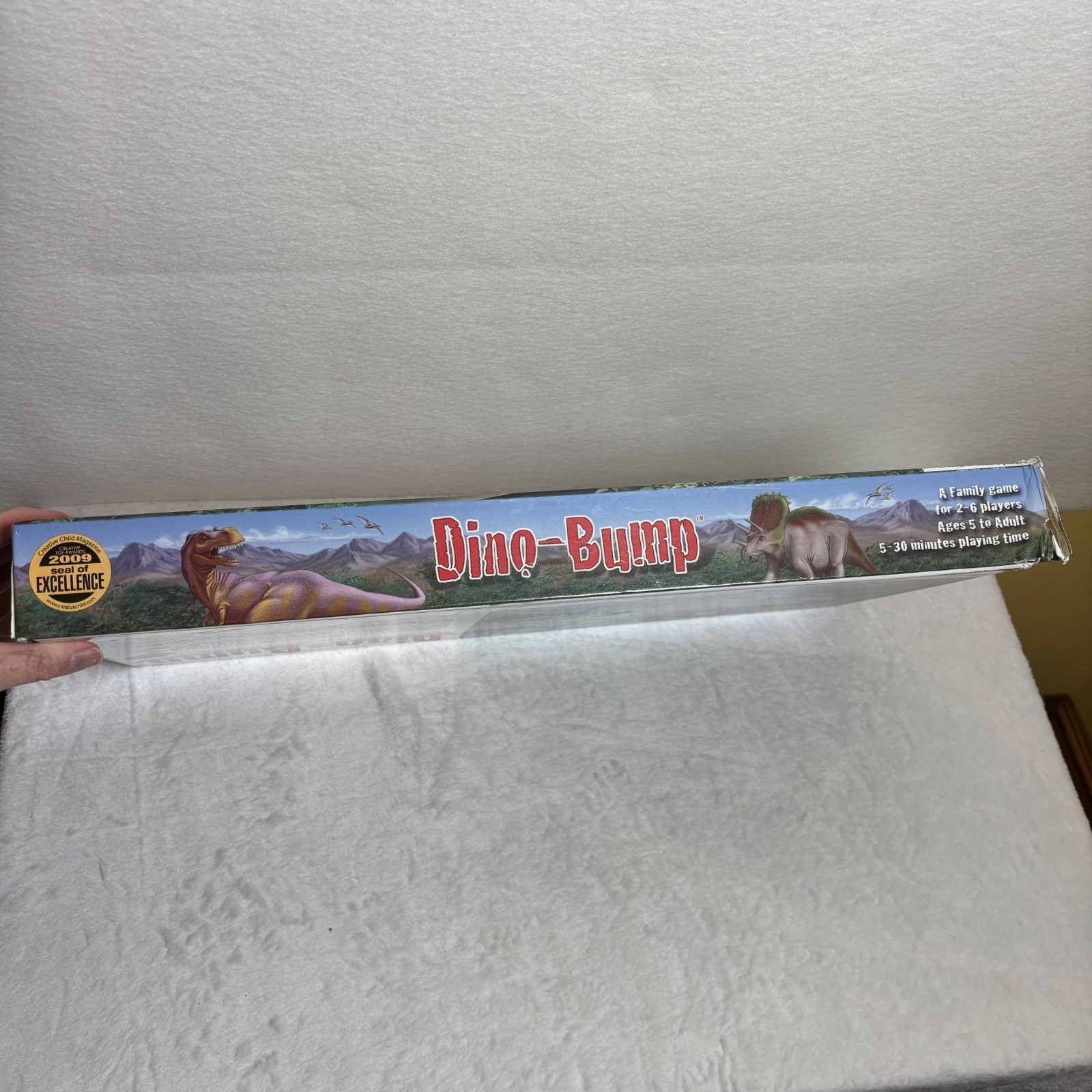 Dino-Bump Board Game Complete 2010 Ages 5 To Adult Family Game Dinosaurs Rare