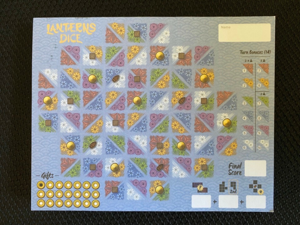 Lanterns Dice – The Legendary Lakes Promo Pad – 4 different lakes 100 pages NEW