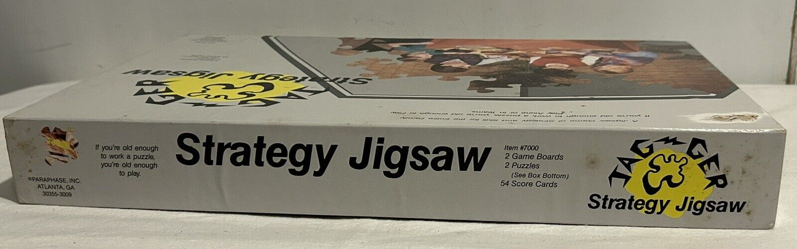 Vintage Jagger Strategy Jigsaw Board Puzzle Game #7000 Level 3 50 Pieces *NEW*