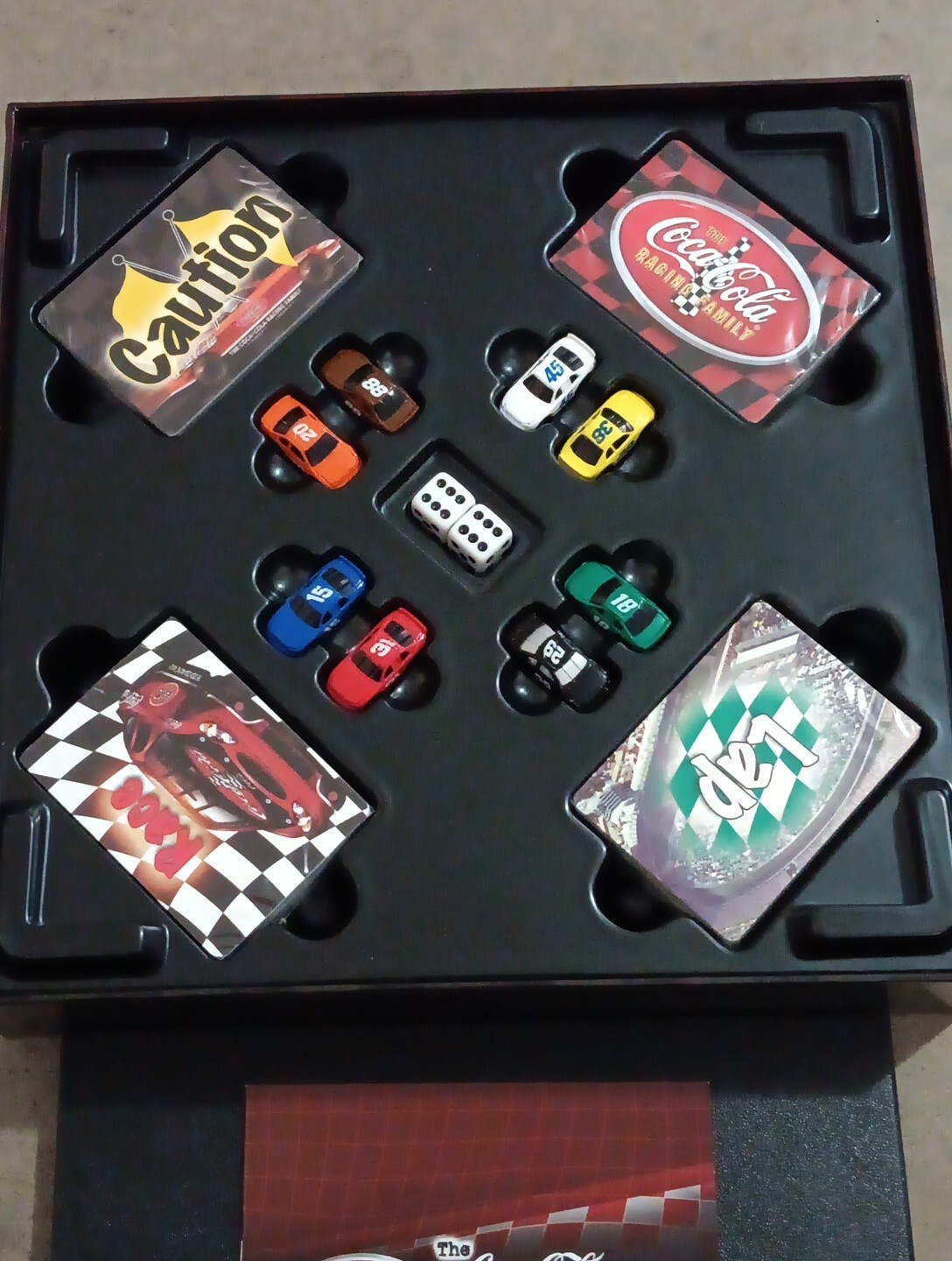 The Coca Cola NASCAR Racing Board Game 1st Edition Collector’s Edition OPEN BOX