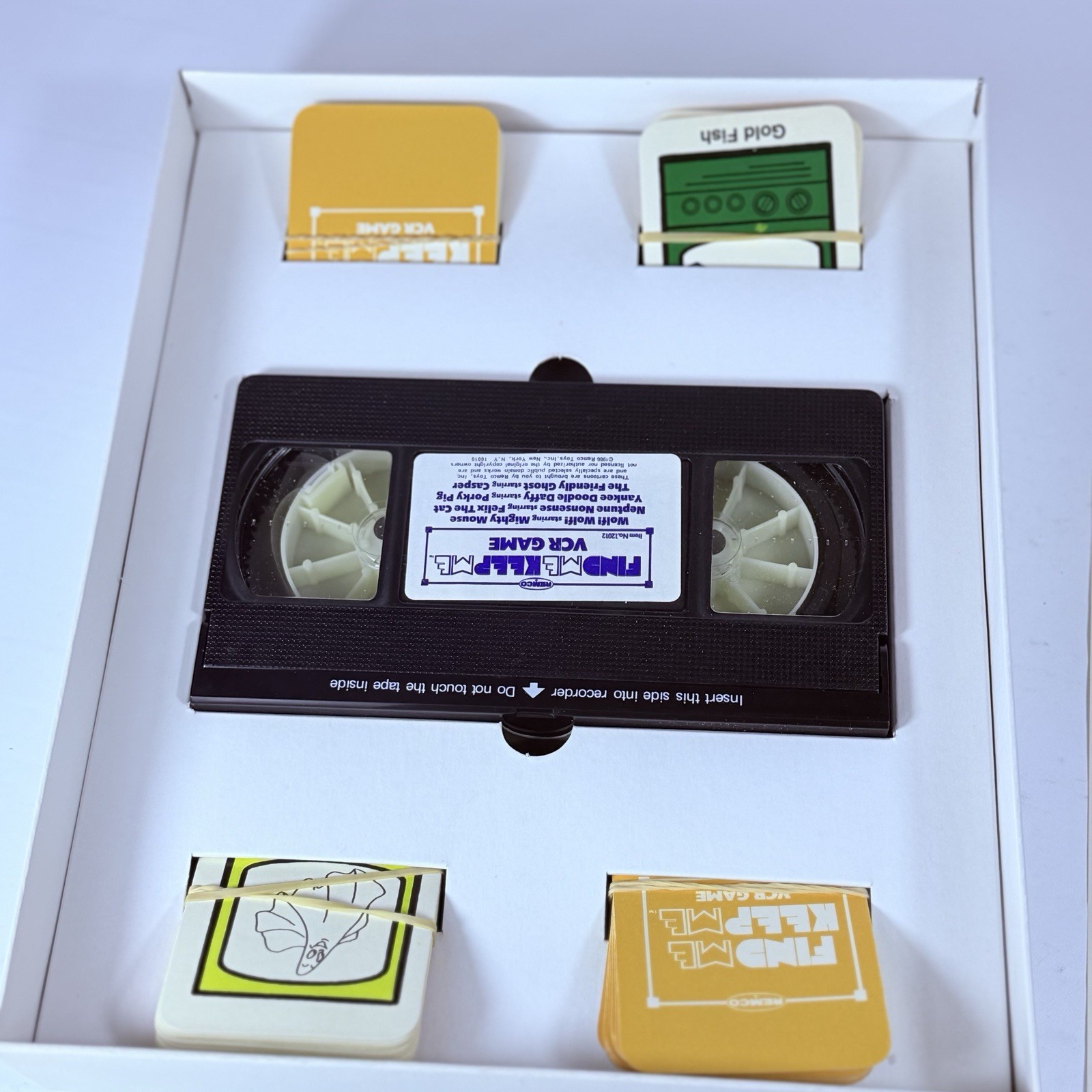 Find Me Keep Me VCR Game Remco Complete Rare Vintage VHS Board Game #12012 1986
