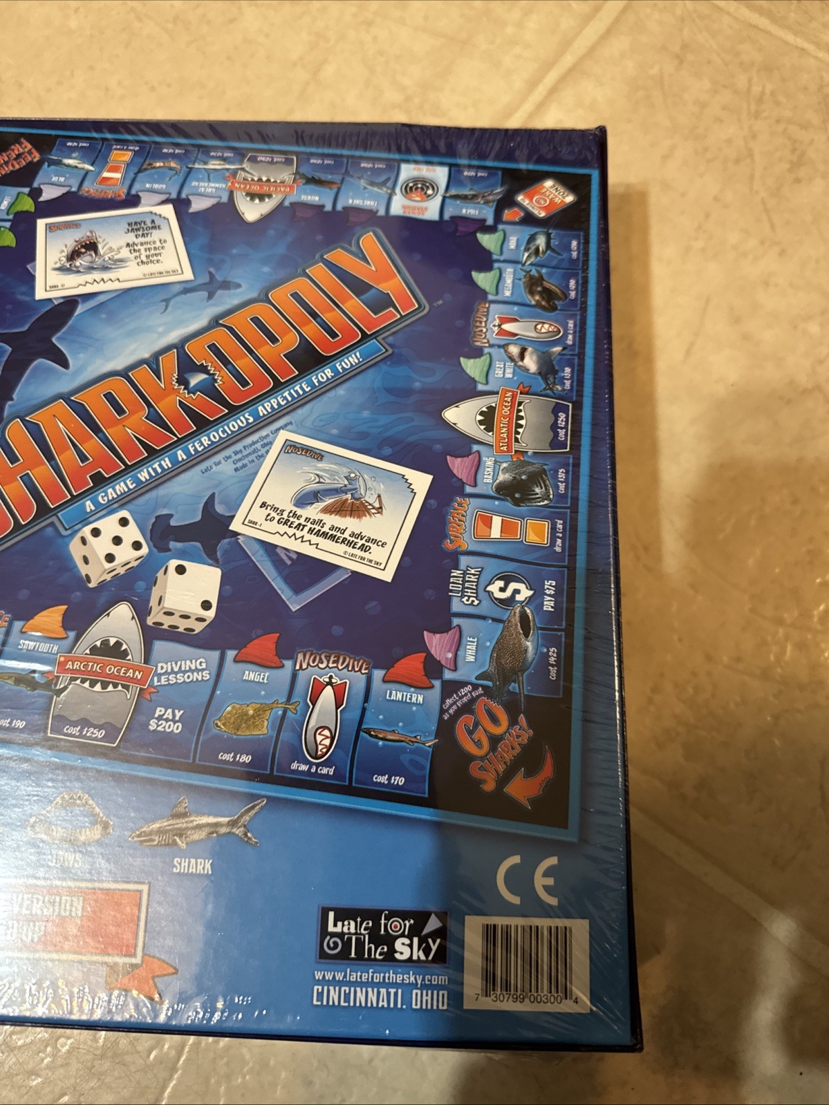 Sharkopoly Board Game Like Monopoly Sealed NEW