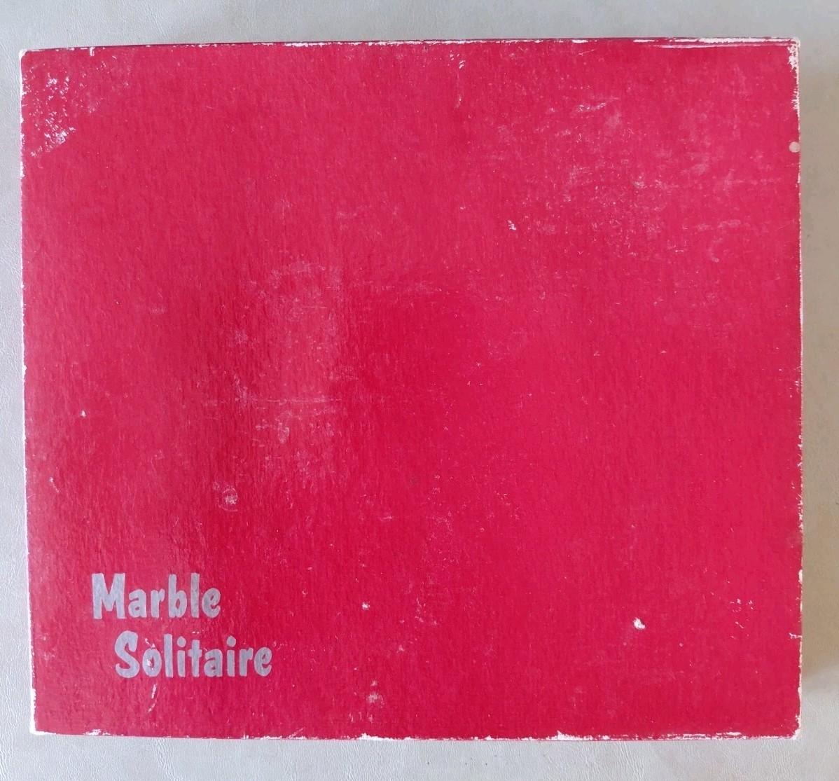 Vintage Marble Solitaire Board Game Crestline Mfg. Co. Great Condition!