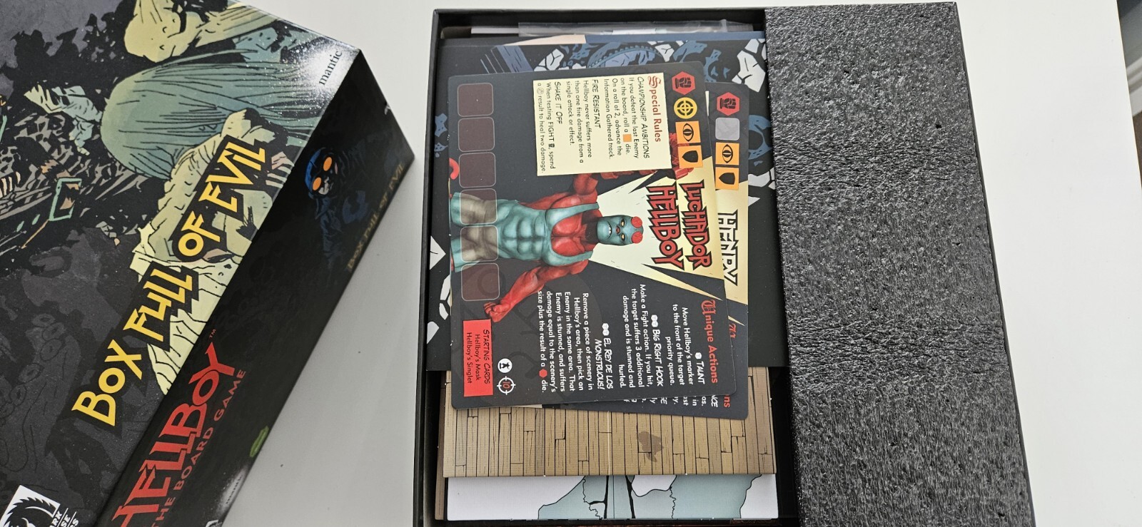 Hellboy Board Game Box Full of Evil Expansion Kickstarter