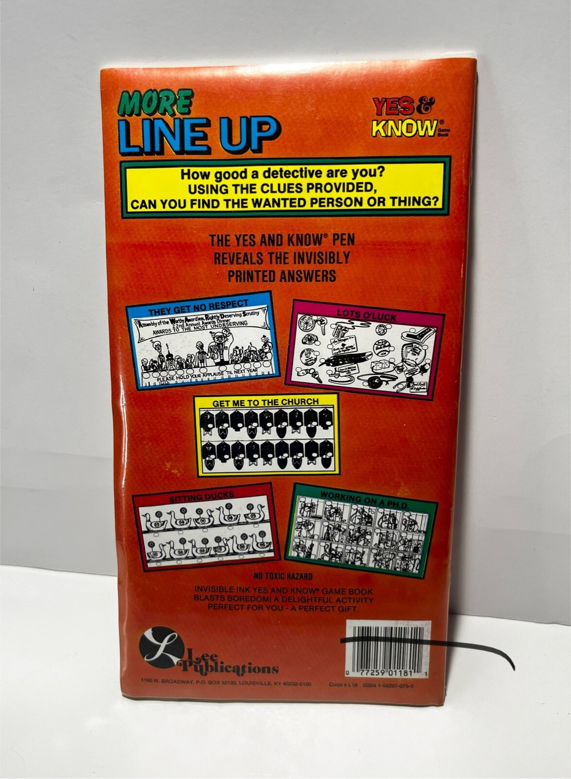 RARE Vintage Yes & Know More Line Up Game Book Sealed
