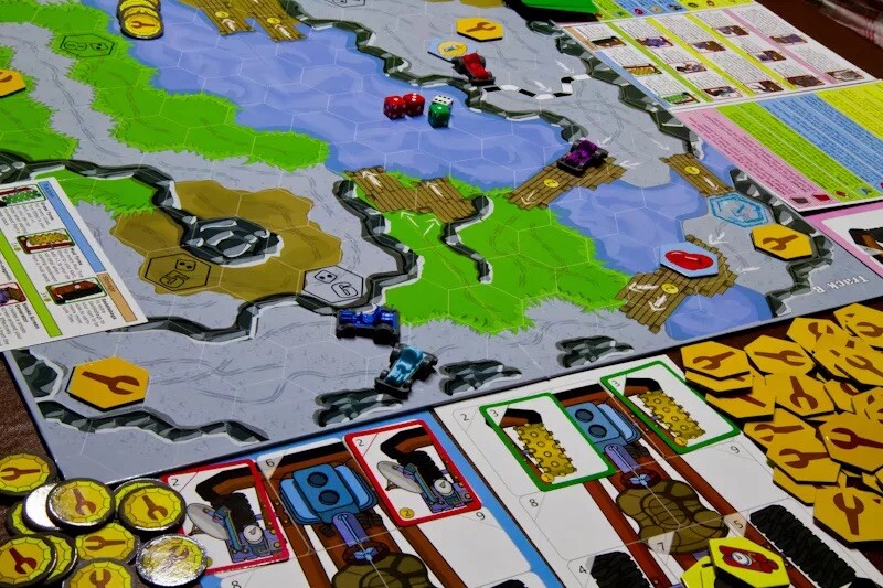 Junkyard Races Board Game (2010) NEW Gen 42 Games Racing/Set Collection