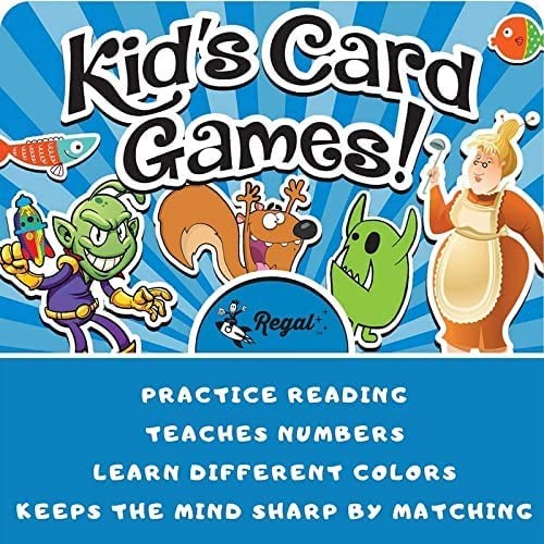 Regal Games Card for Kids – Go Fish, One Size Fits All, Original 6 Pack