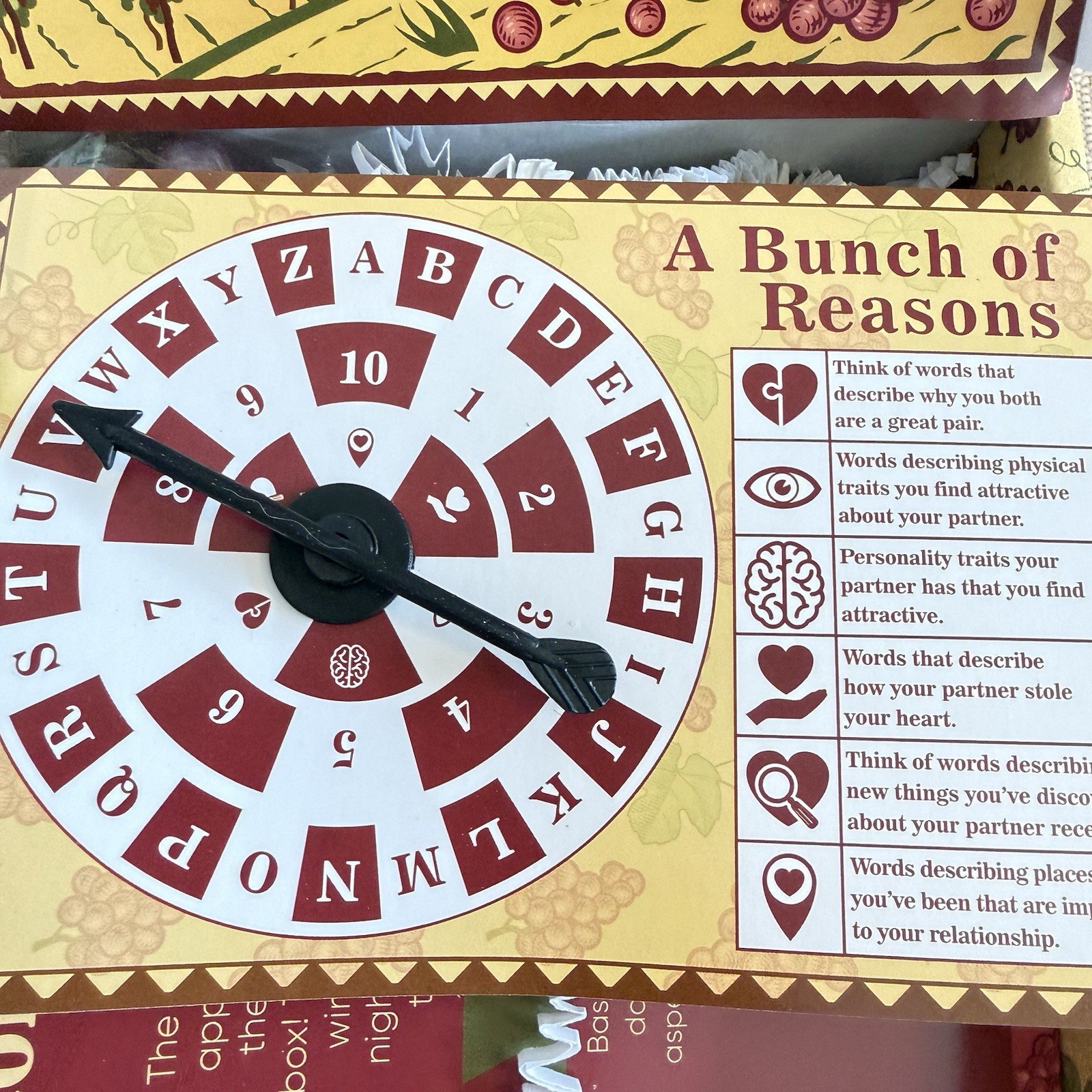 Love You Bunches Game Napa Valley Inspired Date Night Couples Wine New Open Box