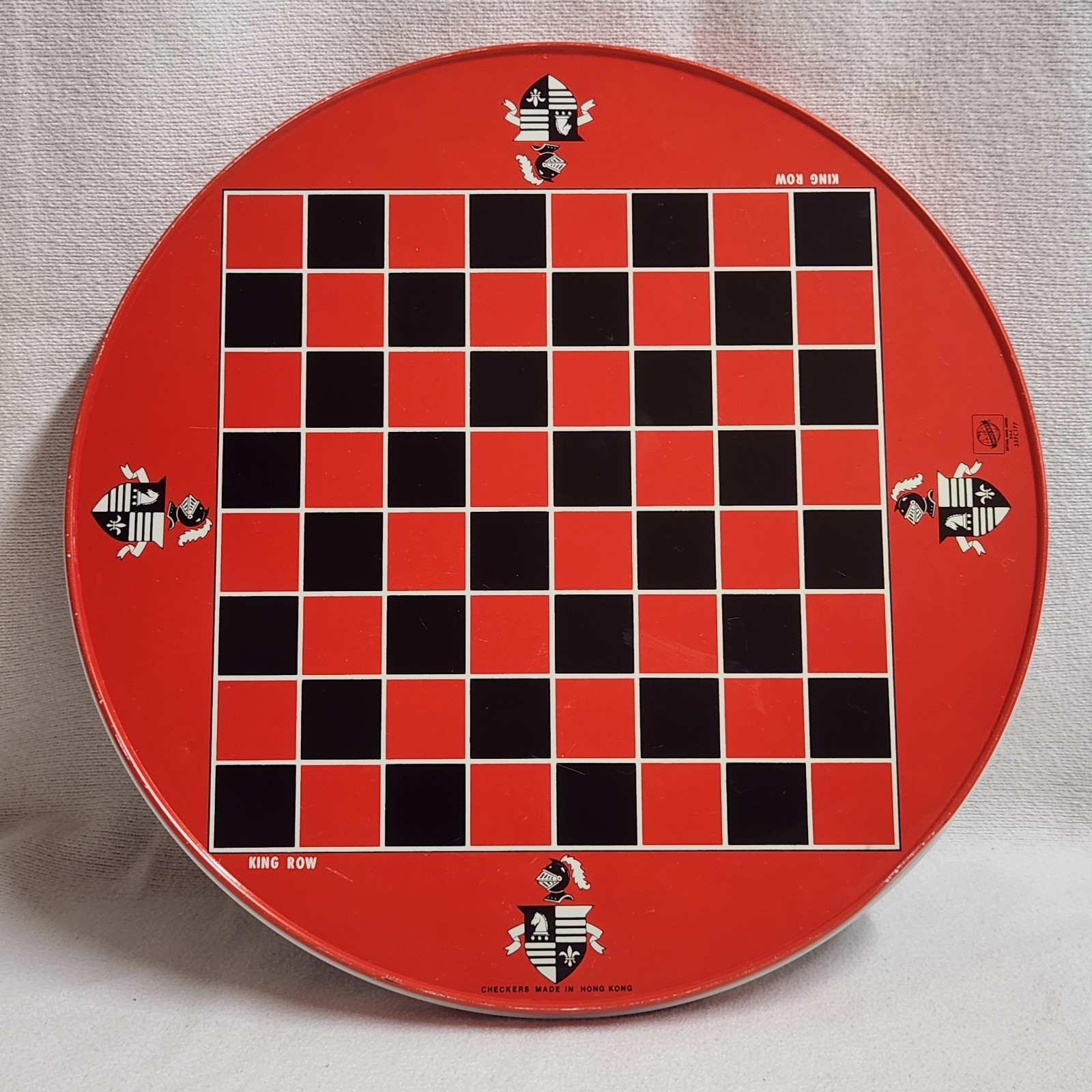 Vintage Ohio Art Metal Chinese Checkers And Checkers Game