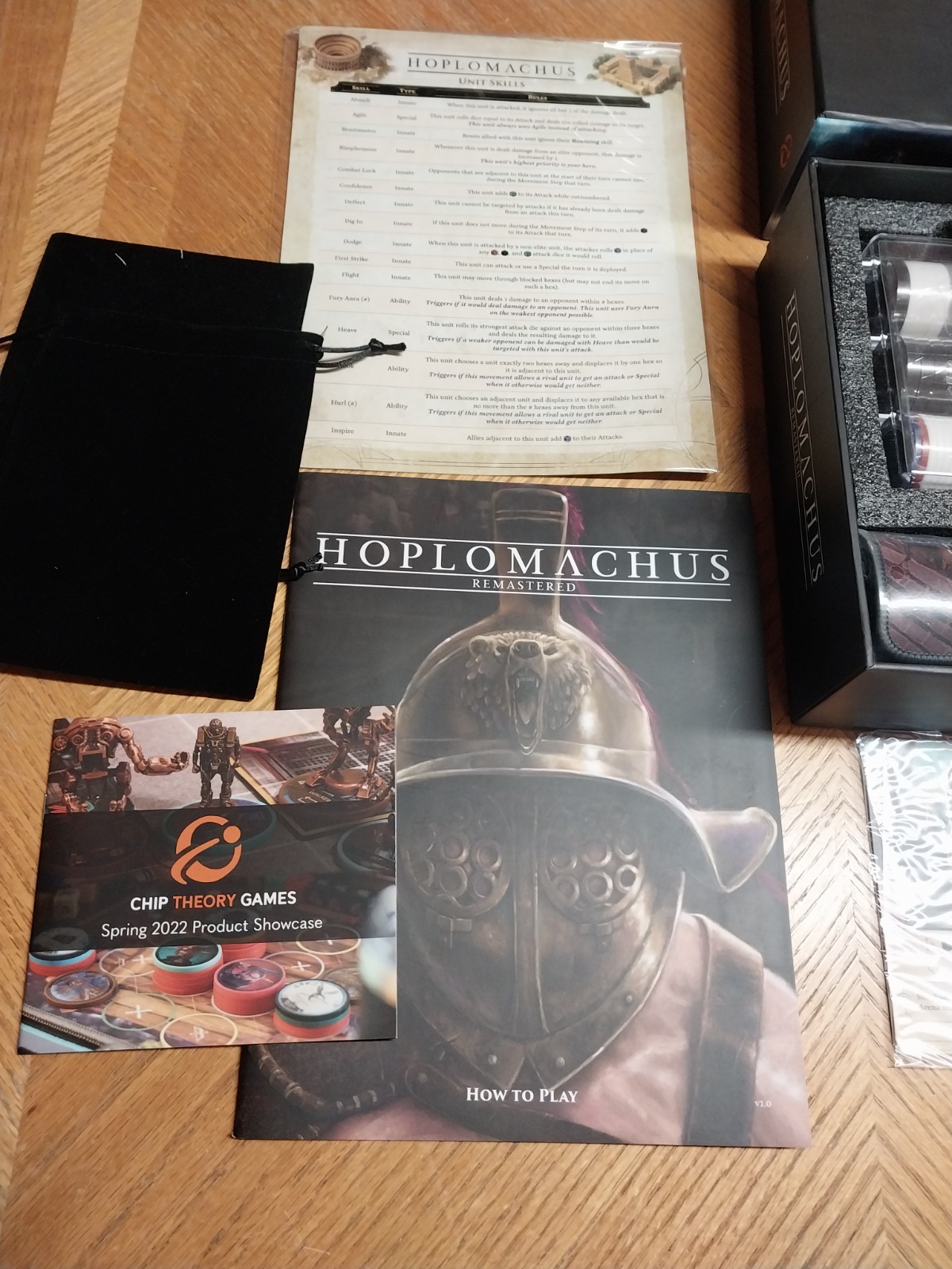 Chip Theory Games HOPLOMACHUS Remastered Board Game. Shrink Wrapped Inside.