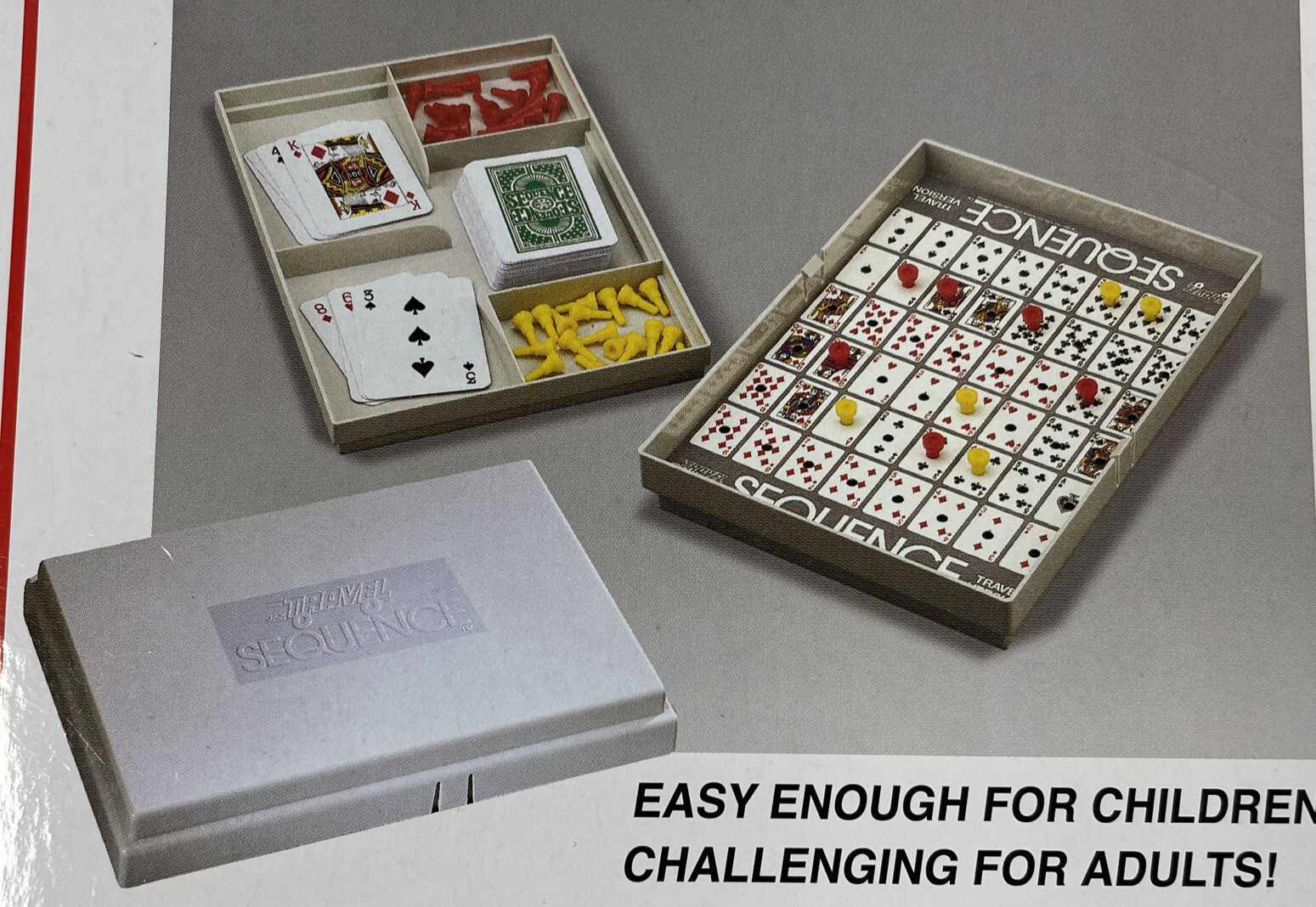 Sequence Strategy Travel Game With Case Kids Adults Fun Travel Game