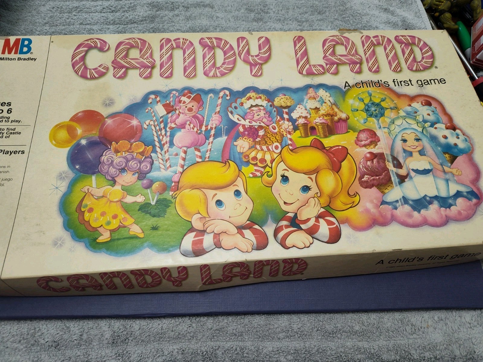 Milton Bradley Candy Land Board Game 1984 Candy Theme 2+ Players Ages 3-6 Read