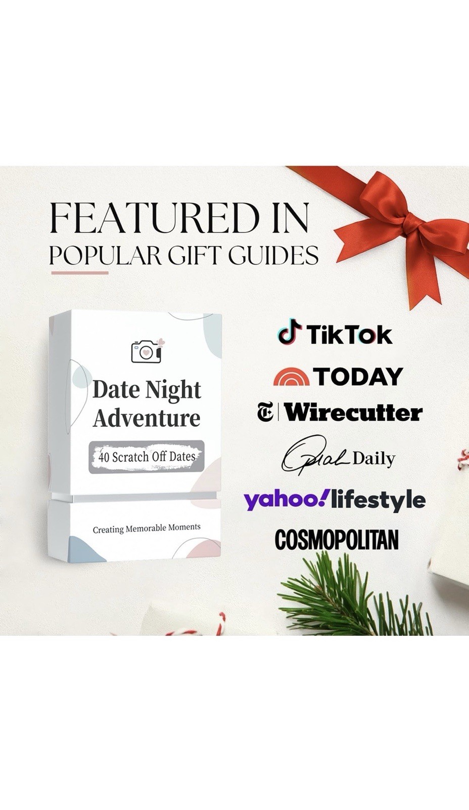 Date Night Adventure – 40 Scratch Off Dates Couples Dating Card Game NEW
