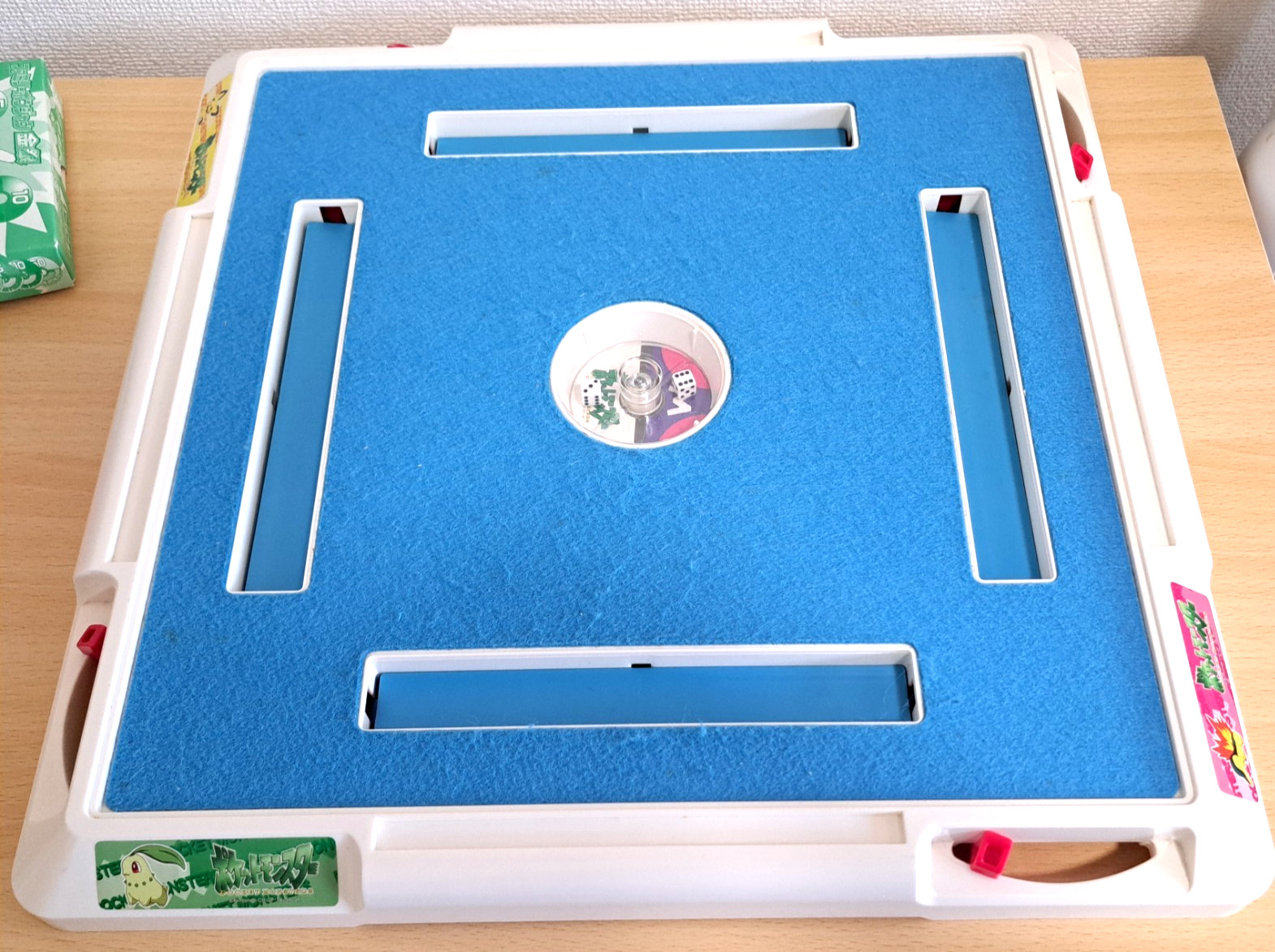 Pokemon Mahjong Family Ponjan Gold Silver Board Game Rare Retro TOMY Japan
