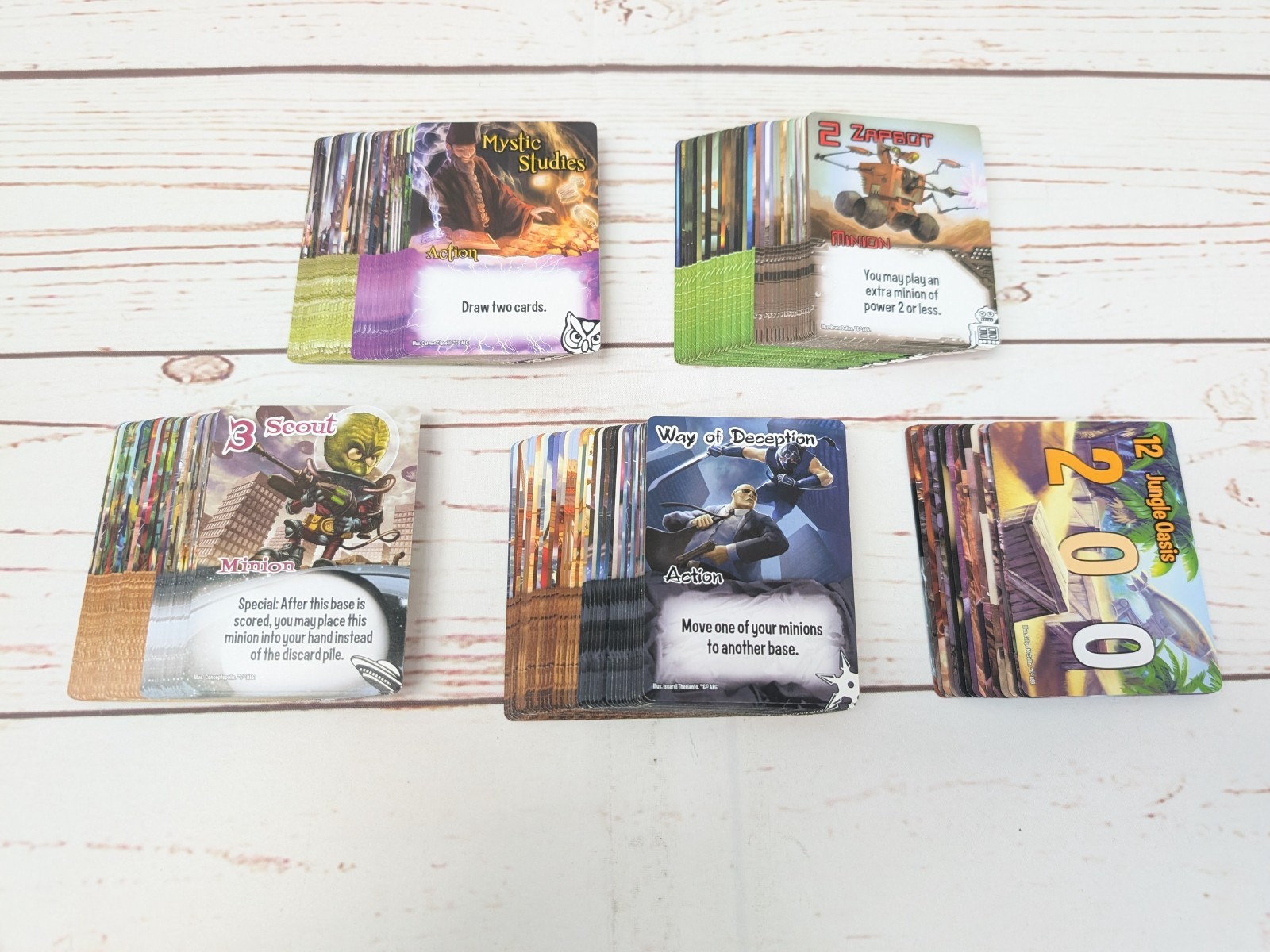 Smash Up Board Game Card Game Original Base Set & Big Geeky Box Contents AEG
