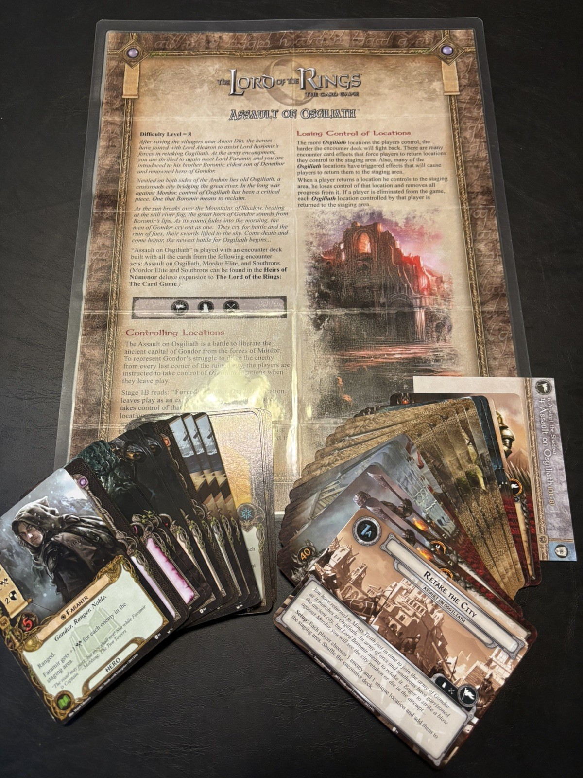 Lord of the Rings LCG – Complete Against the Shadow Cycle, Expansion + 6 APs