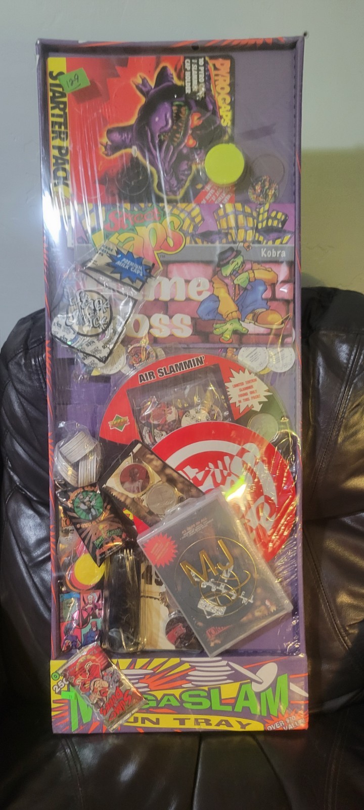 90s Street Kaps Mega Slam Fun Tray Michael Jordan Pog Pack Factory Sealed
