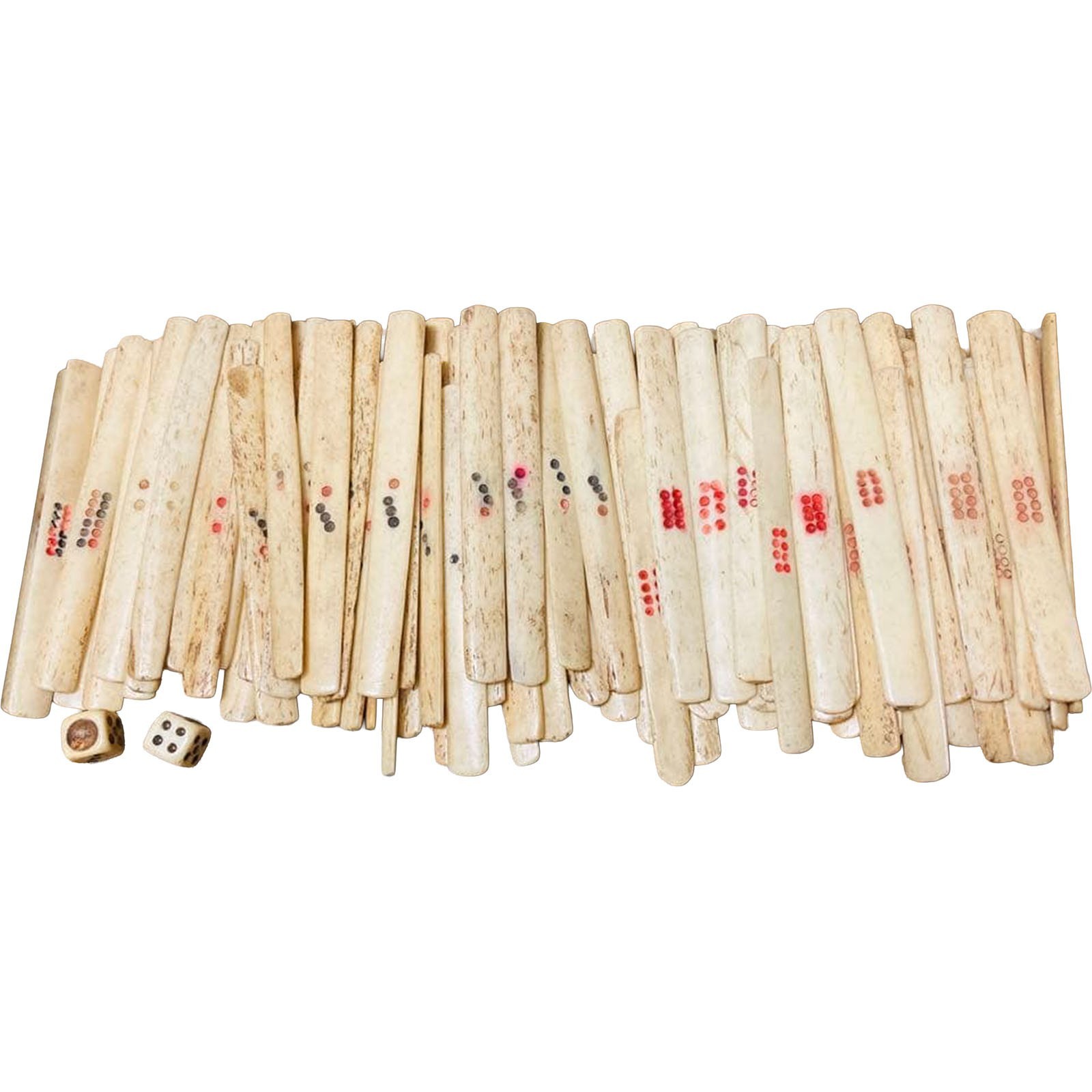 Vtg Chinese Mahjong Bone Bamboo Wooden Case 5 Drawer Tiles Carved Flower Auth