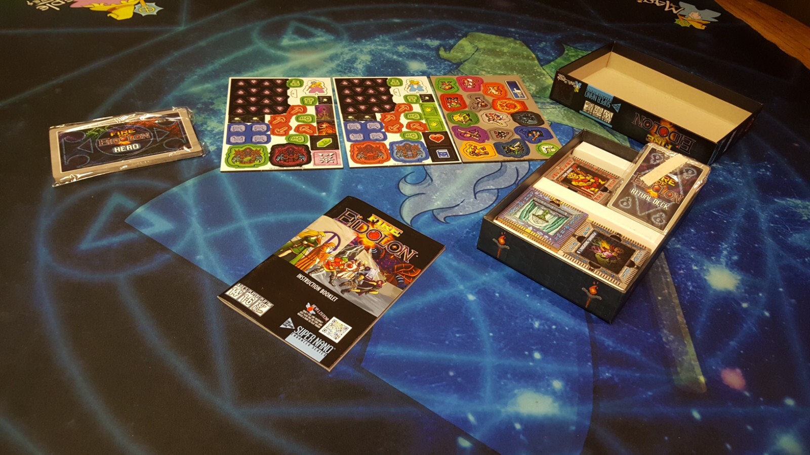 Fire of Eidolon dungeon RPG Board Game 6 players RARE NEW pixel Out Of Print