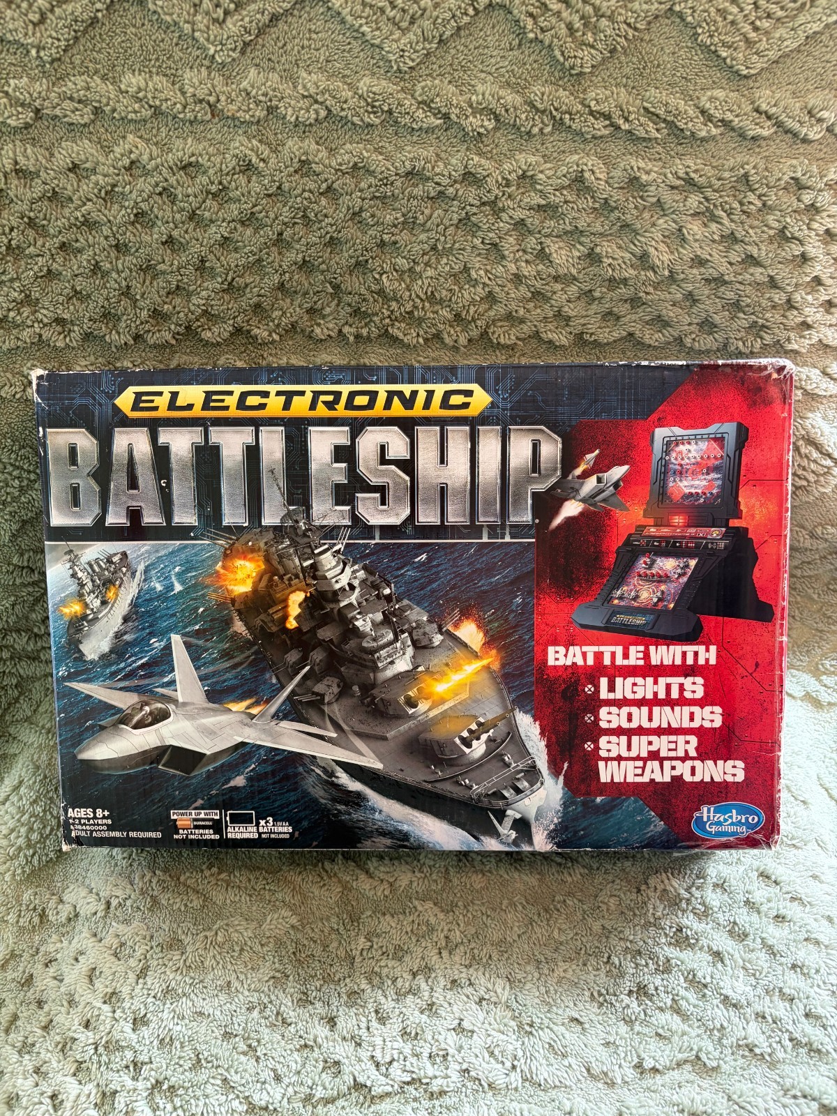 Electronic Battleship Board Game Hasbro Gaming Complete w/ Box & Manual