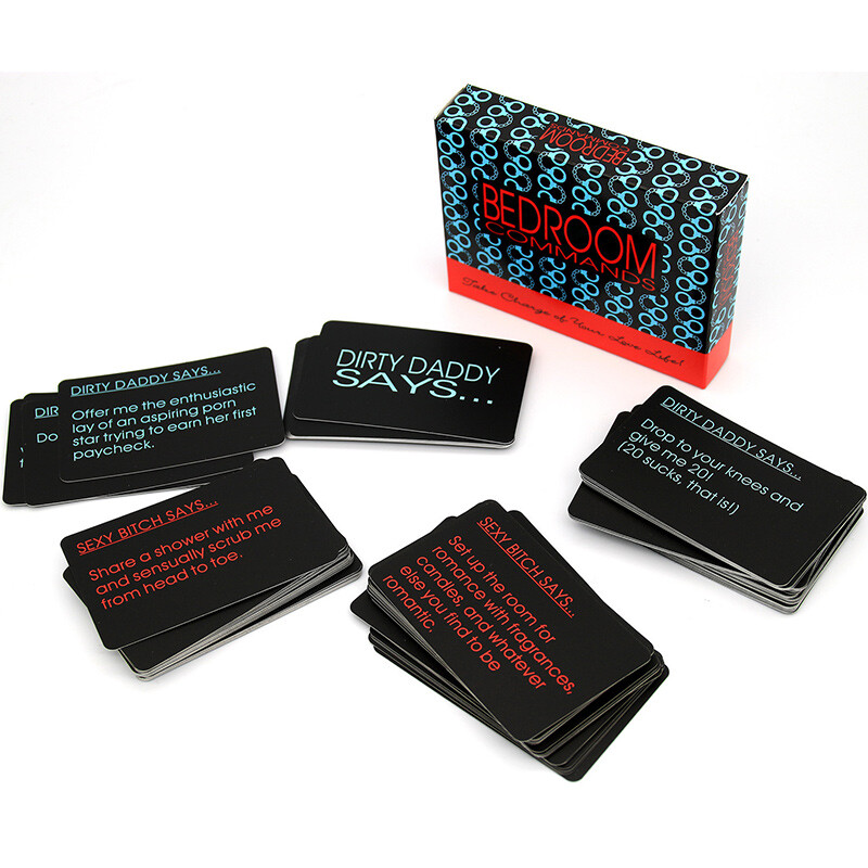 1Set Bedroom Command Game Couple Card Sex Adult Fun Card Naughty Gift Aid Battle