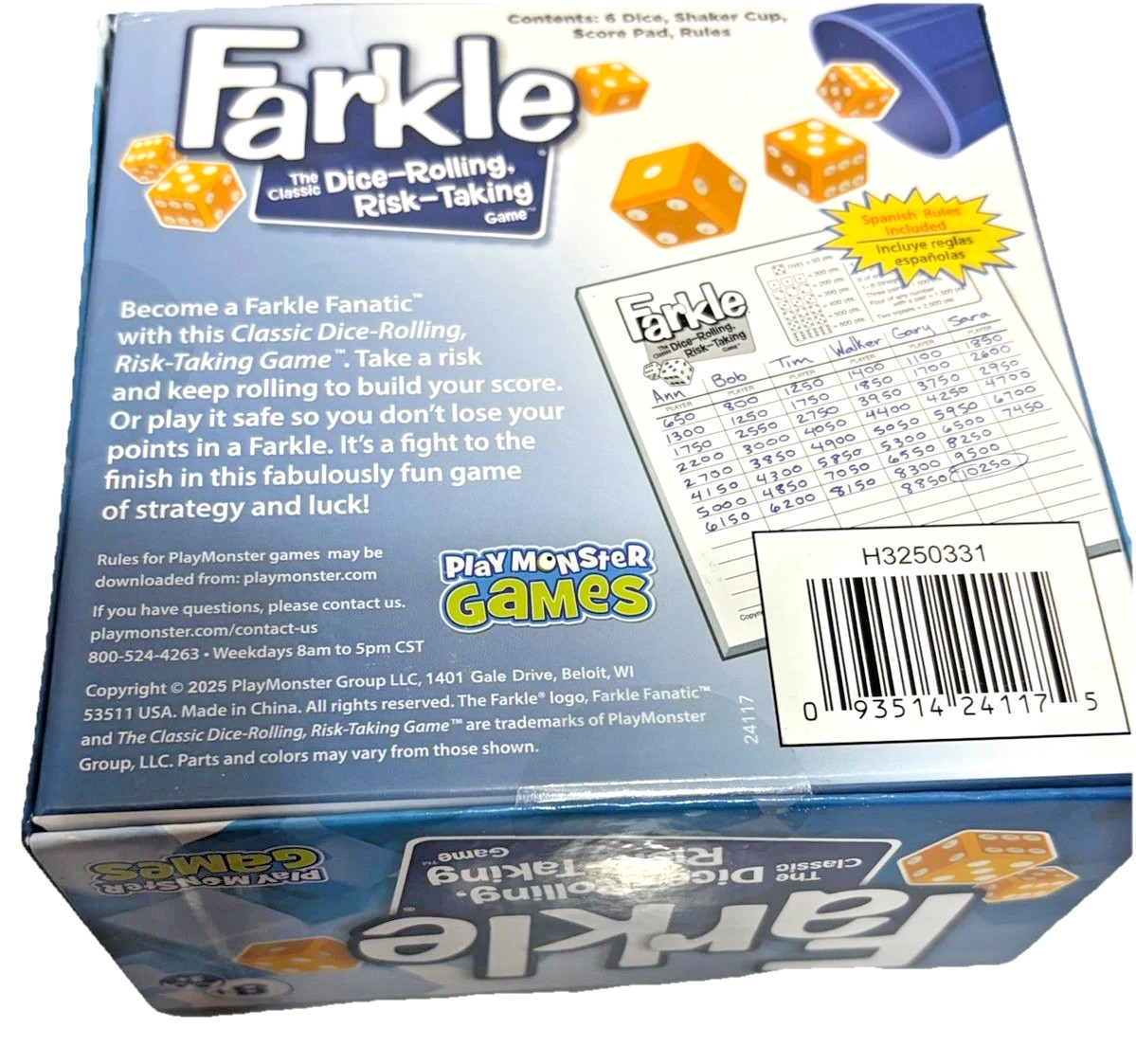 Farkle The Classic Dice Rolling Risk Taking Game NEW