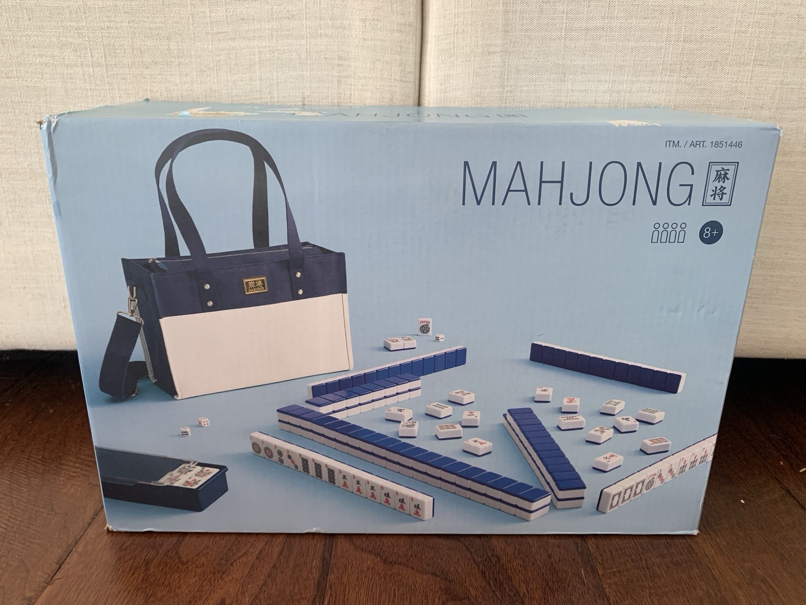 Winning Solution American Travel Mahjong Set With Carrier Bag