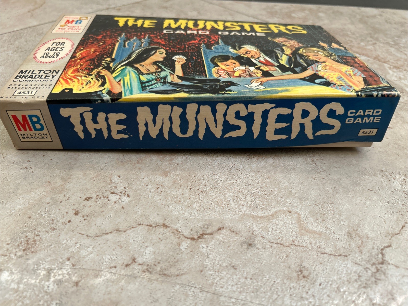The Munsters Card Game 1964 Milton Bradley 4531 No Signs Of Use! HTF!