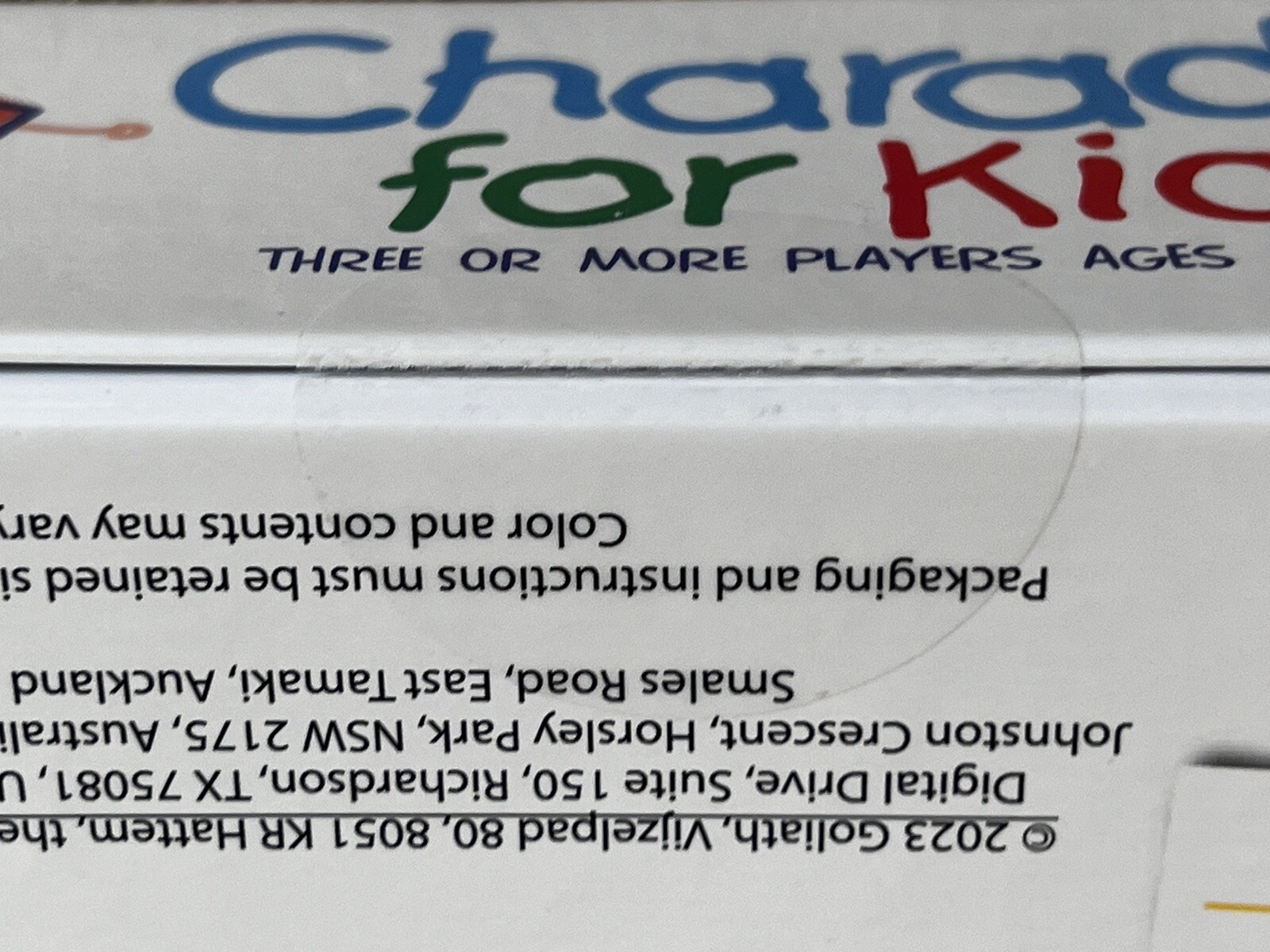NEW Charades for Kids
