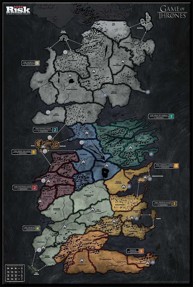 Game of Thrones™ RISK® Age=18+ 2-6 PLAYERS 60+ MINUTES