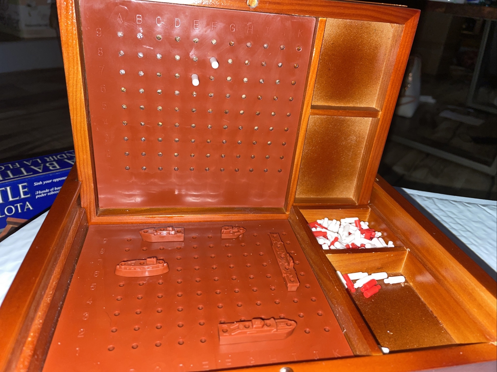 Pavilion Wood Board Game Sea Battle Hundir La Flota Limited Edition Battleship