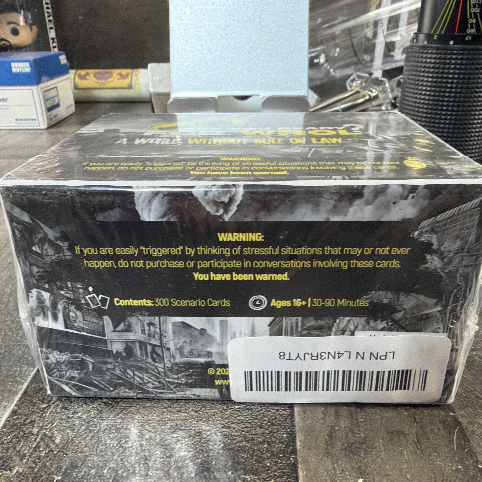 ARE YOU READY? FOR WROL Survival Mindset Training Card Game 300 Scenario Prepper