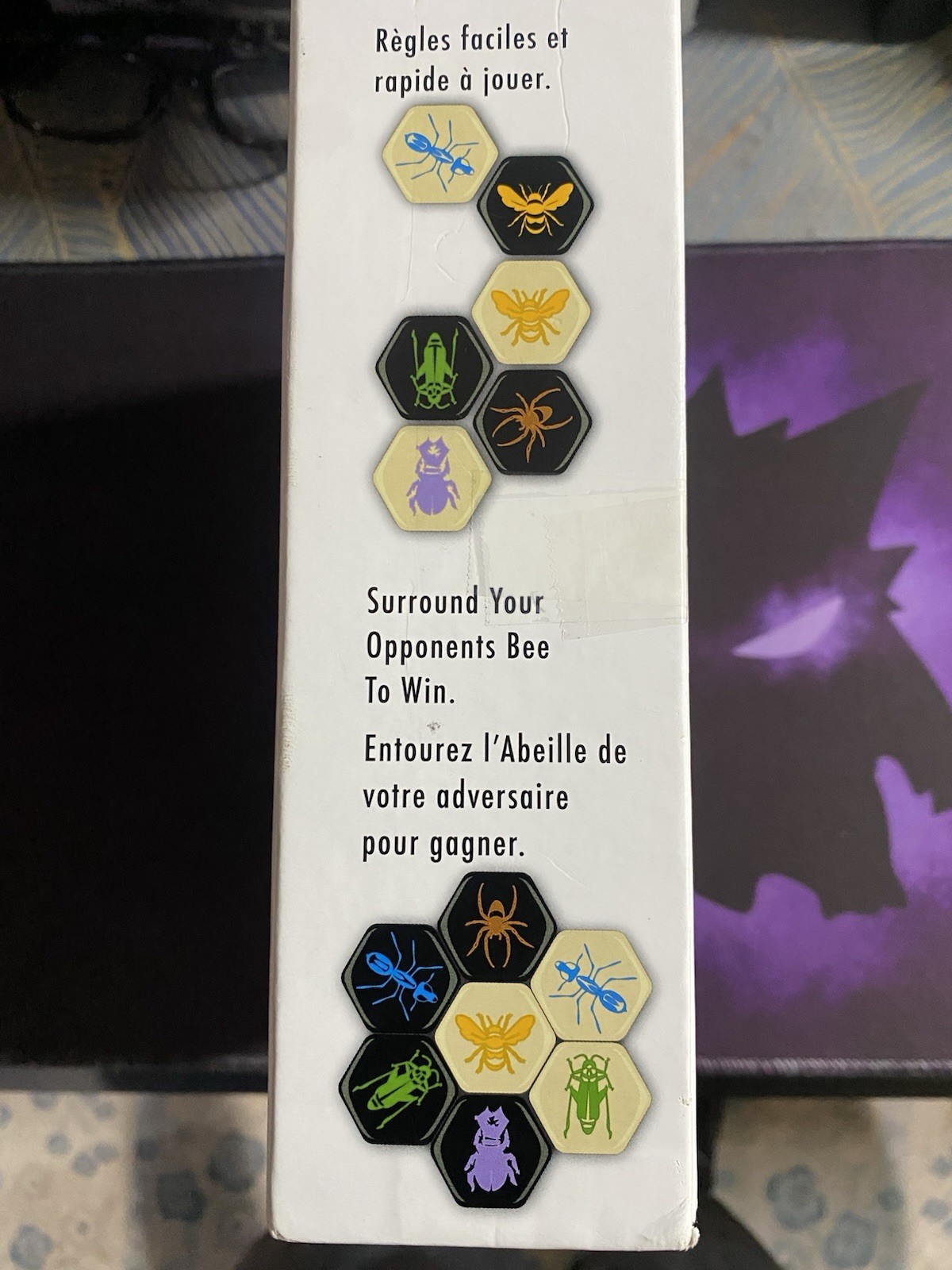 Hive Game by John Yianni Smart Zone Games – Complete – Gen42 Insects Queen Bee