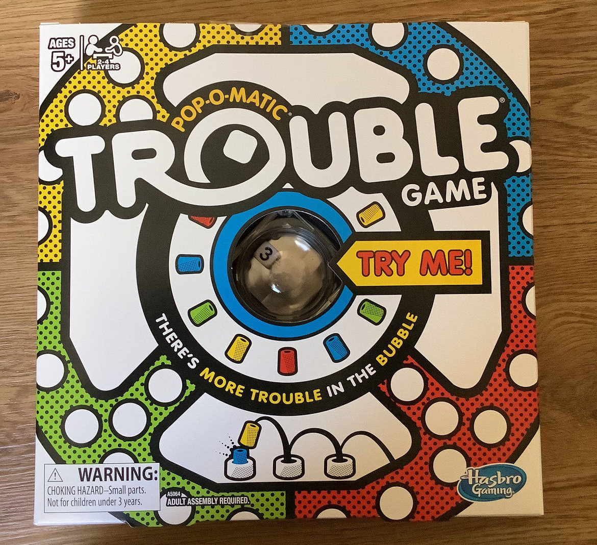 Hasbro Trouble Pop-O-Matic Board Game – A5064 NEW IN BOX