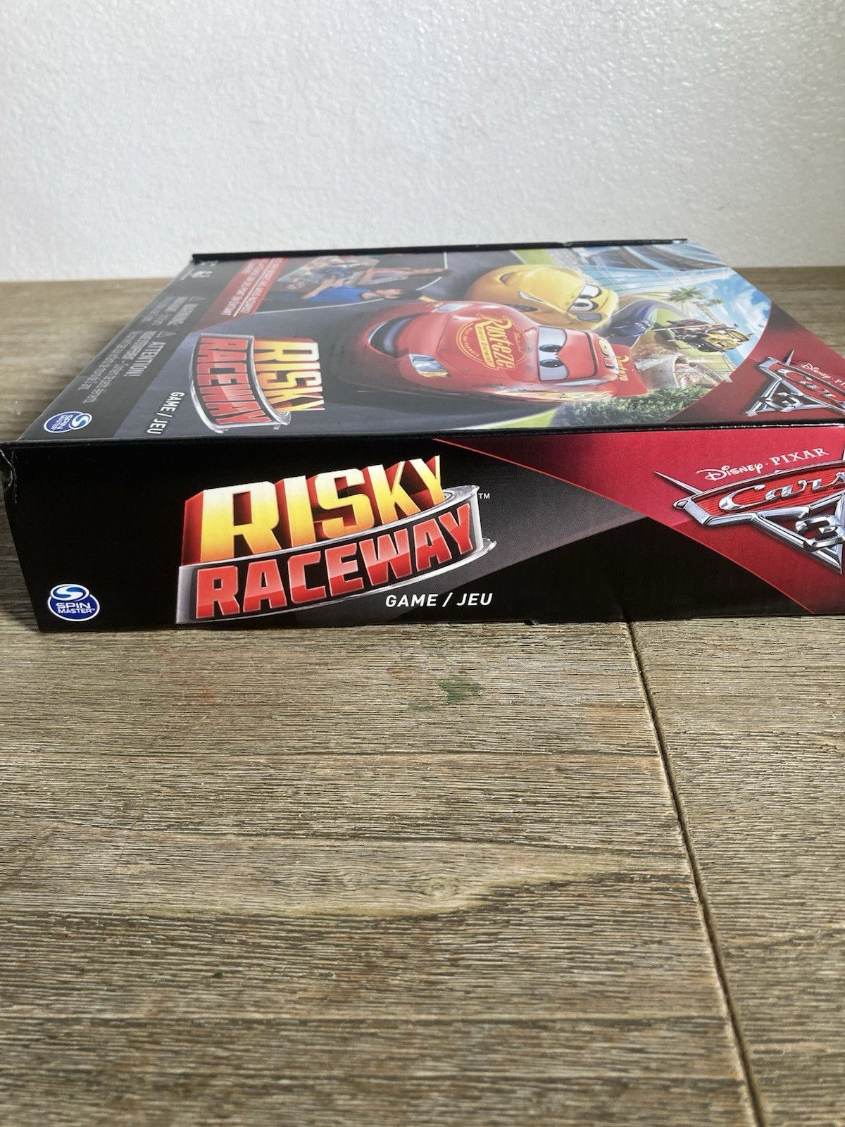Disney Pixar Cars 3 Risky Raceway Board Game Spin Master New Open Box Never Used
