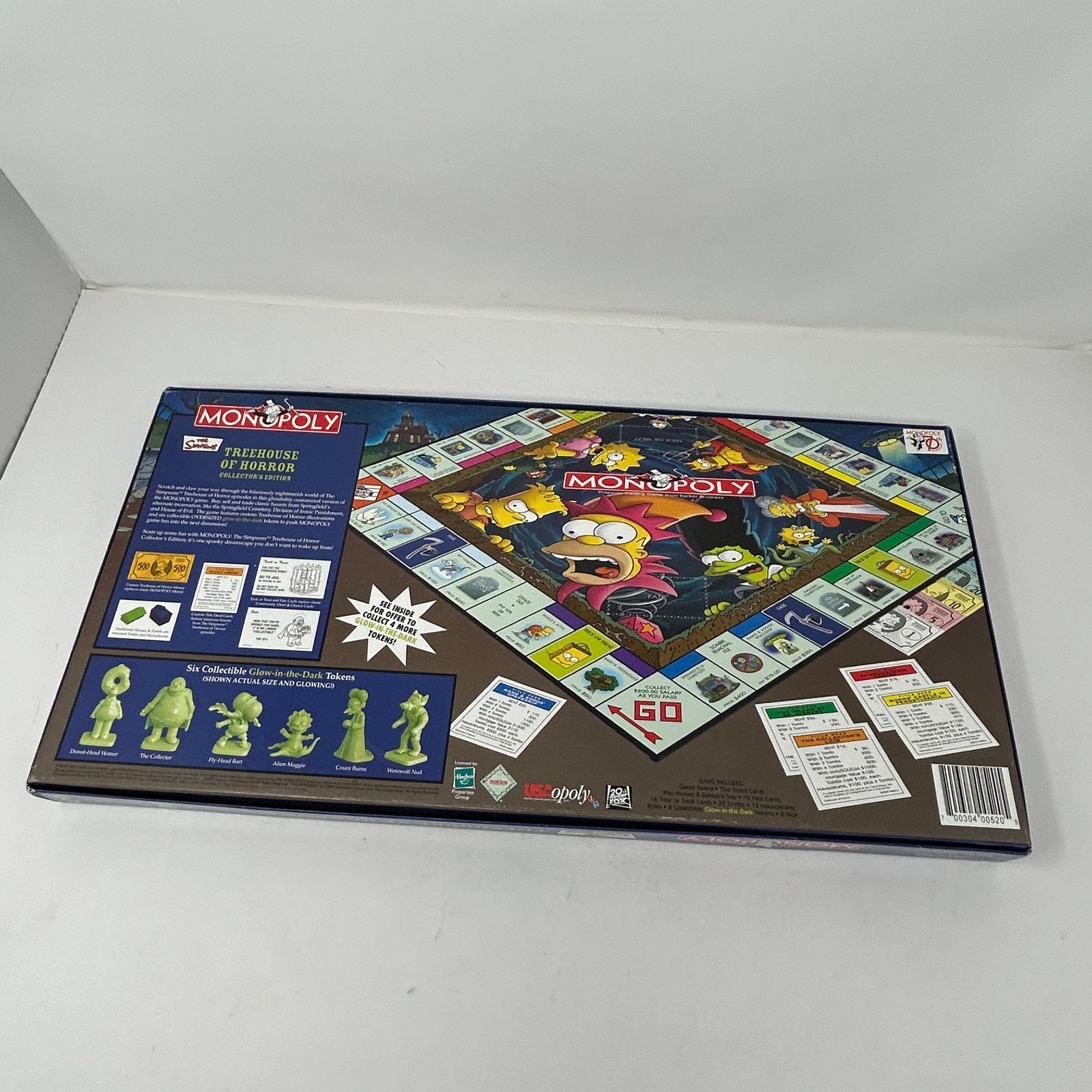 2005 Treehouse Of Horror Monopoly 100% Complete board Game the Simpsons rare