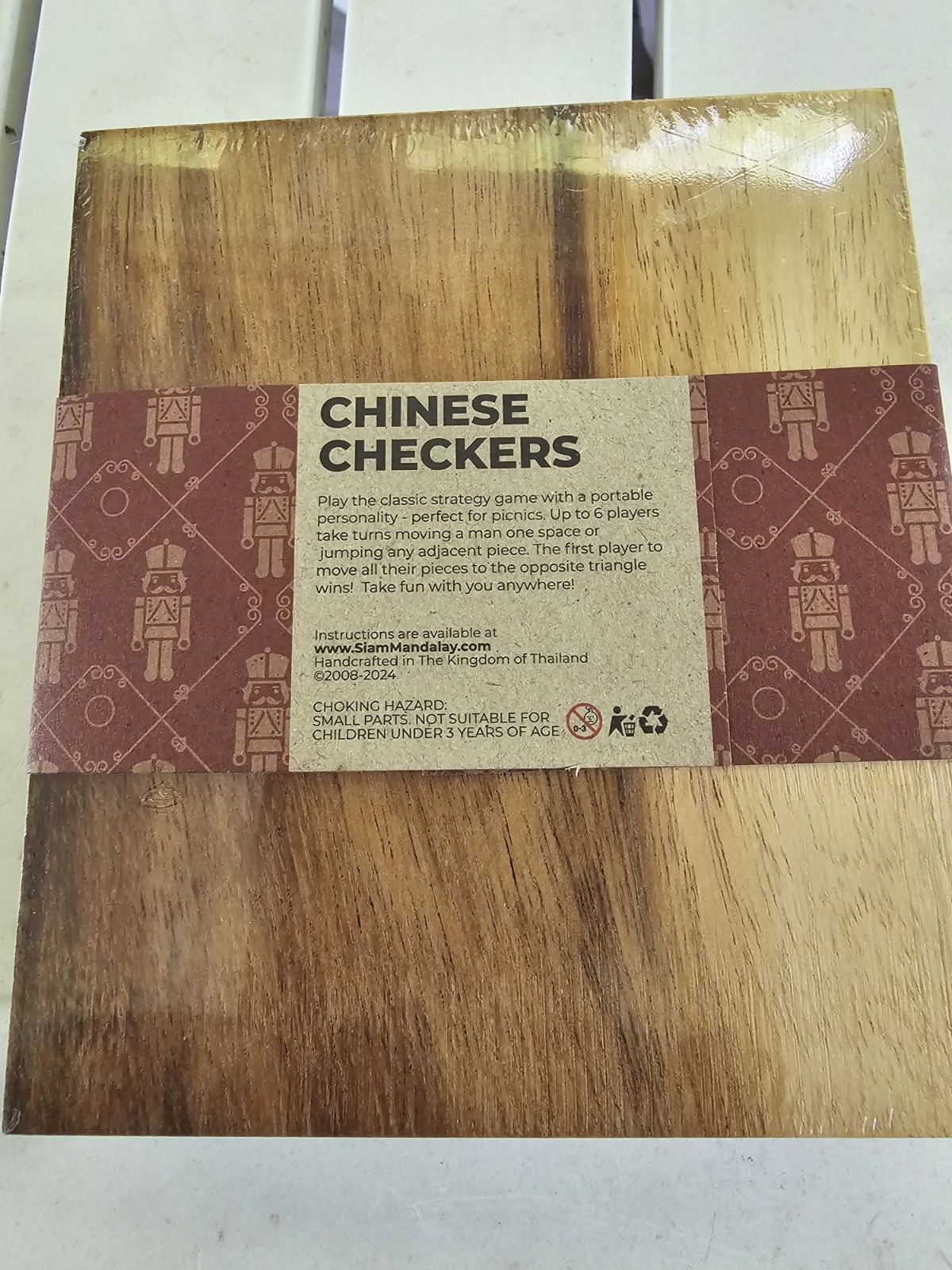 Chinese Checkers Hancrafted Wood Puzzles Made In Thailand