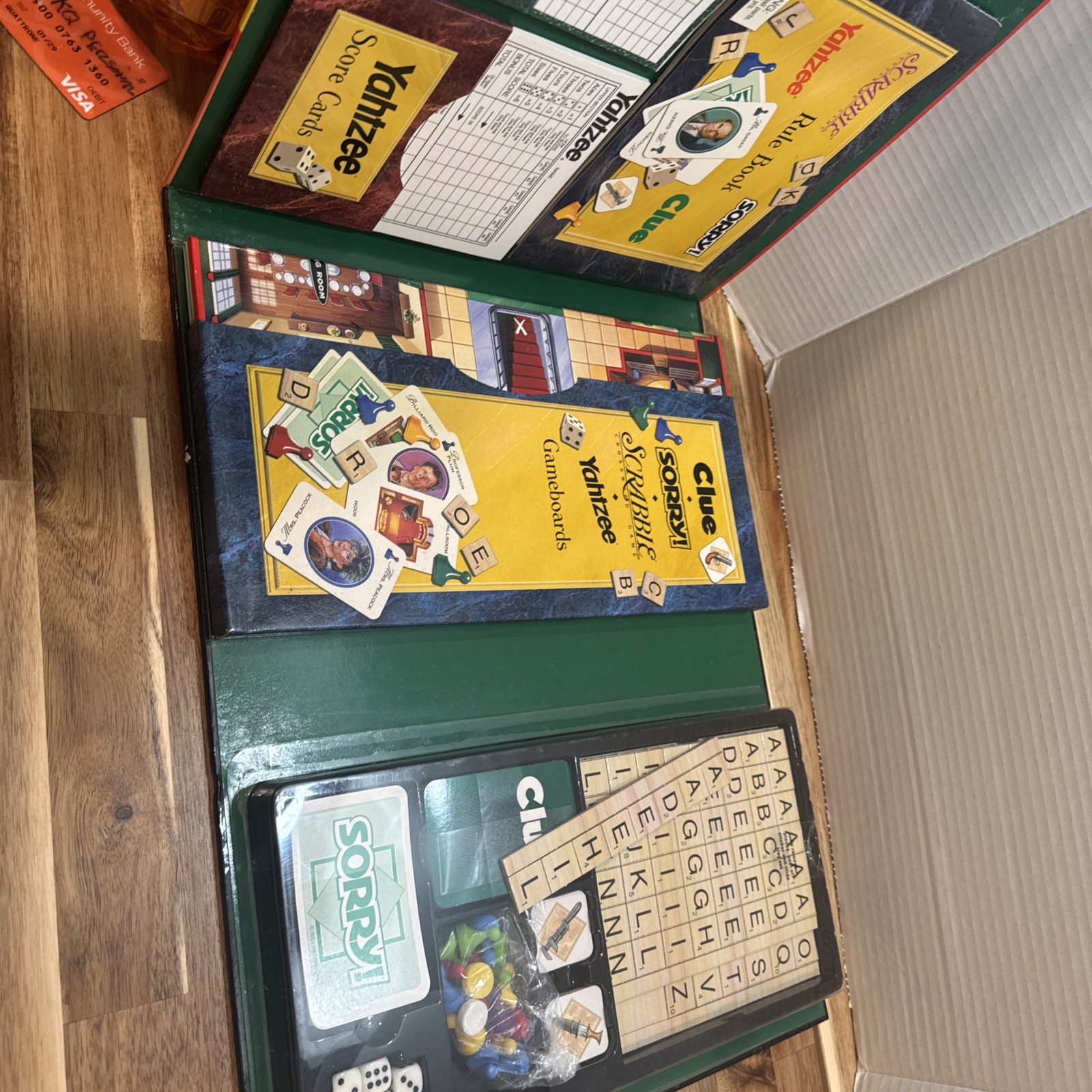 Milton Bradley Game Set 4 complete games in single pack complete New