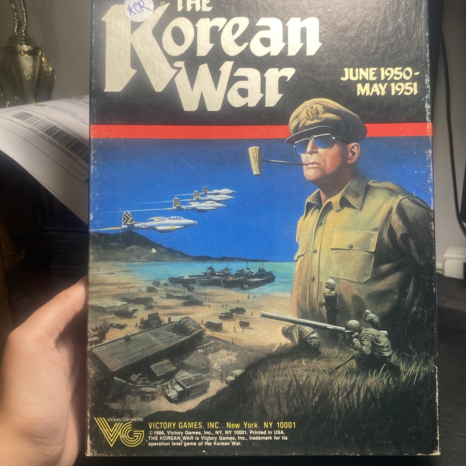 1986 THE KOREAN WAR JUNE 1950 – MAY 1951 War Board Game Victory Games
