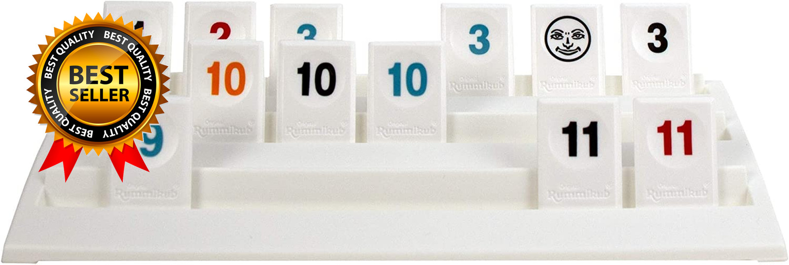 Rummikub the Complete Original Game with Full-Size Racks and Tiles