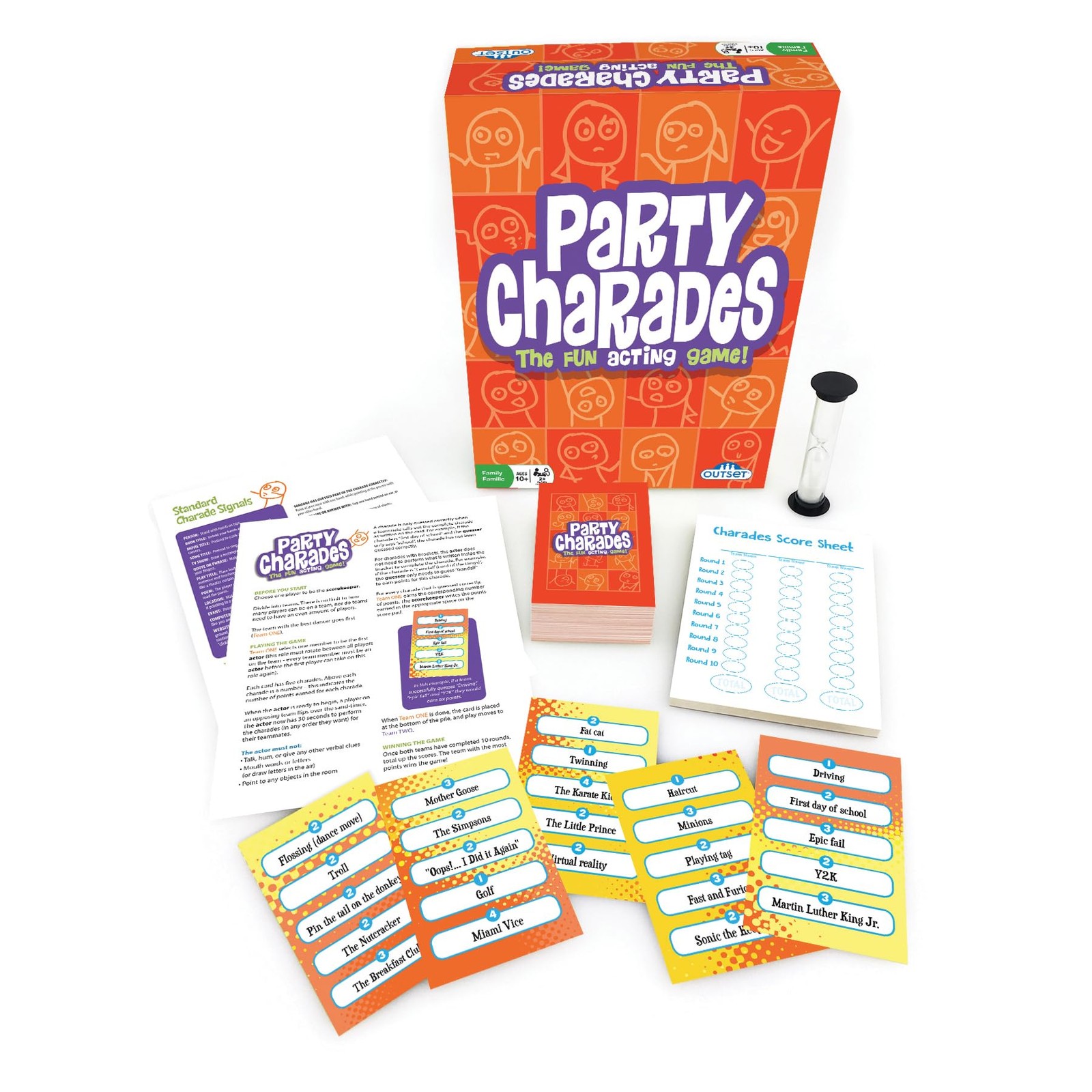 Media- Party Charades Game – Family-Friendly Fun with 500 Charades Cards and …