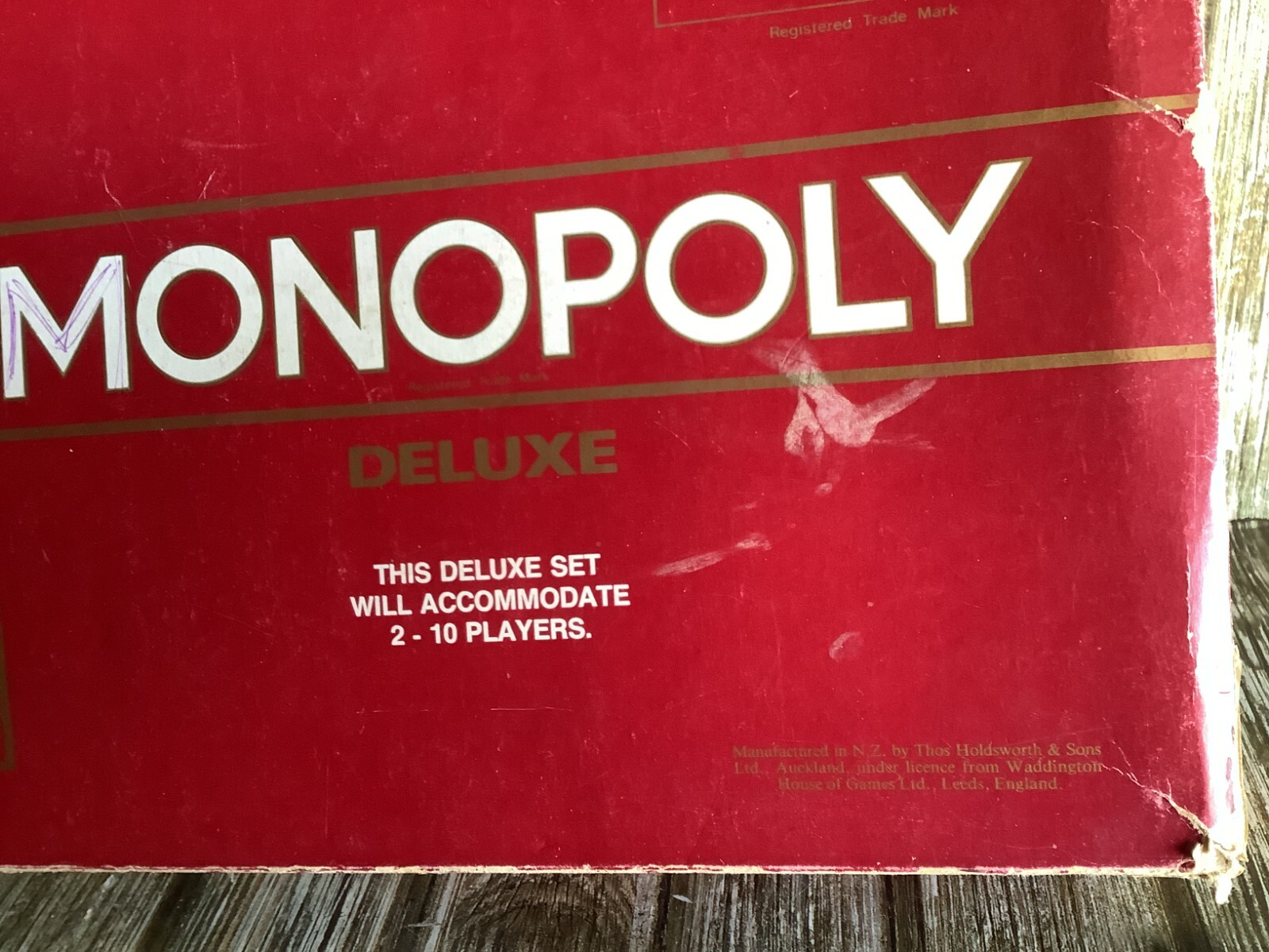 MONOPOLY DELUXE EDITION – HOLDSON – VINTAGE BOARD GAME NEW ZEALAND NZ