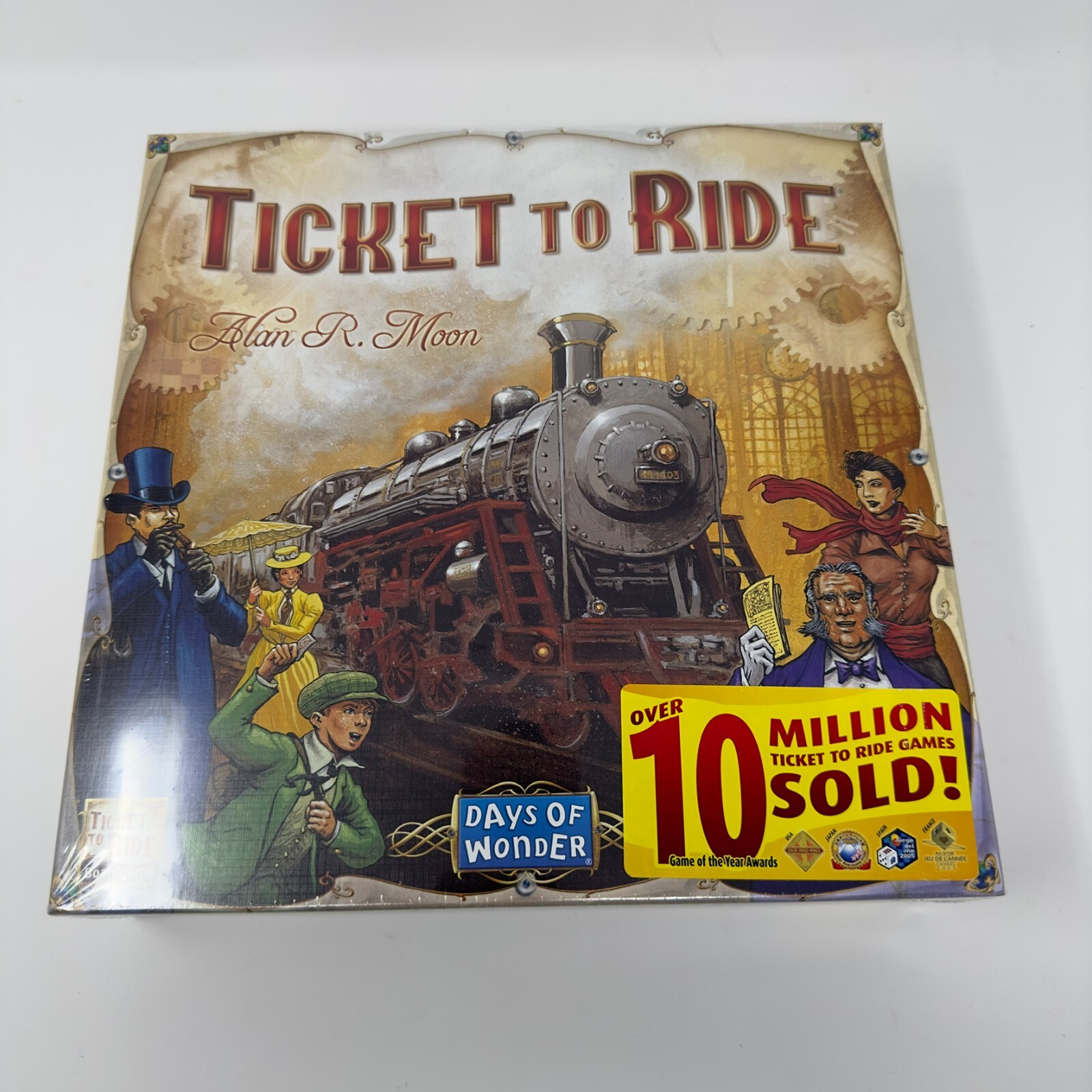 Ticket To Ride by Alan R. Moon – Days of Wonder Train Board Game – New Sealed