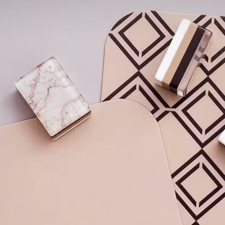 160 American Mahjong Tiles 4-Layer Acrylic Marble Pattern Engraved Set